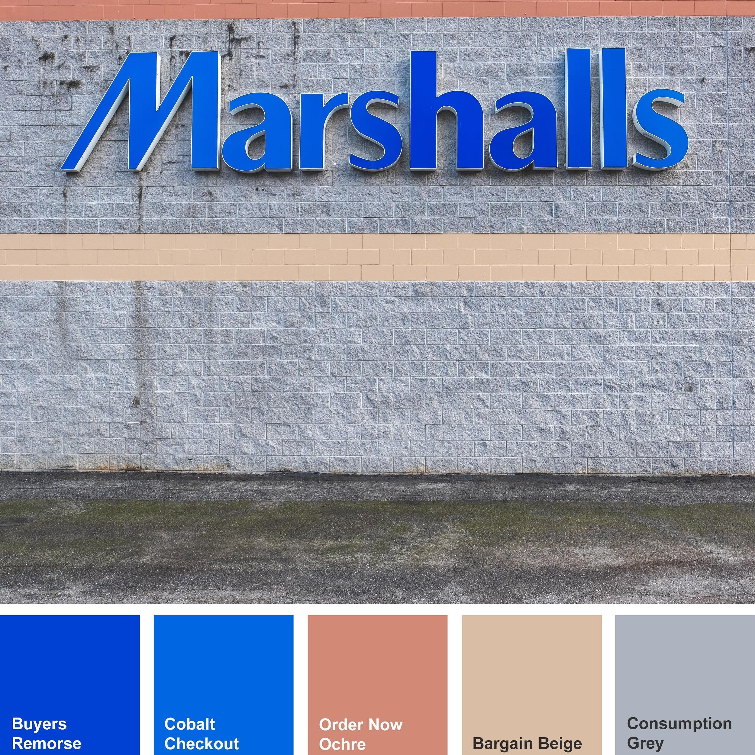 Marshalls (color palette inspired by unhealthy shopping habits) #greylessinseattle