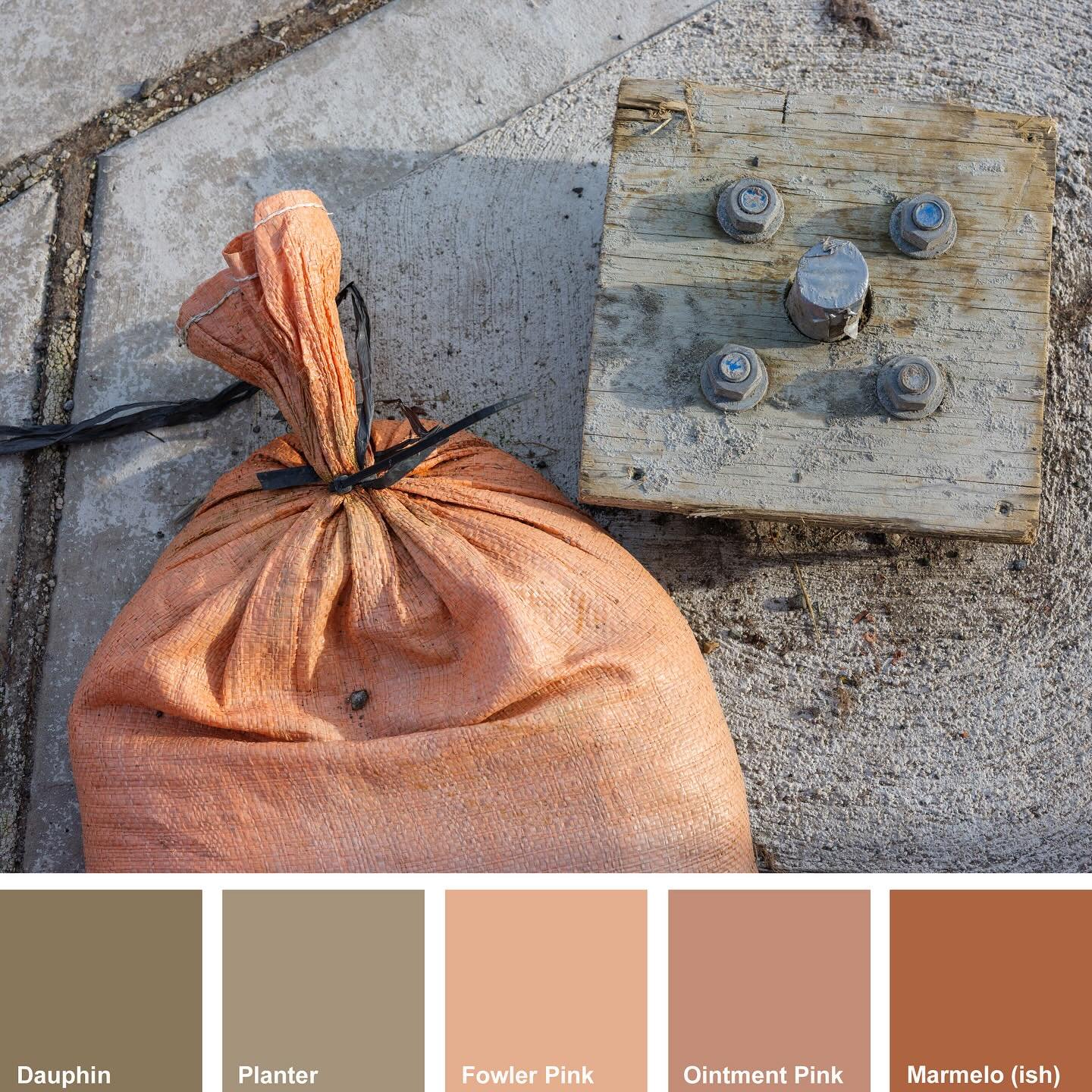Sandbags and Sidewalks 
Hello Farrow &amp; Ball, I&rsquo;m excited for your new colours  Get in my house already! 
˘
˘
˘
˘
˘
˘ (colour palette inspired by none other than Farrow &amp; Ball)
#colourstudy #greylessinseattle #greyless #farrowandball #da