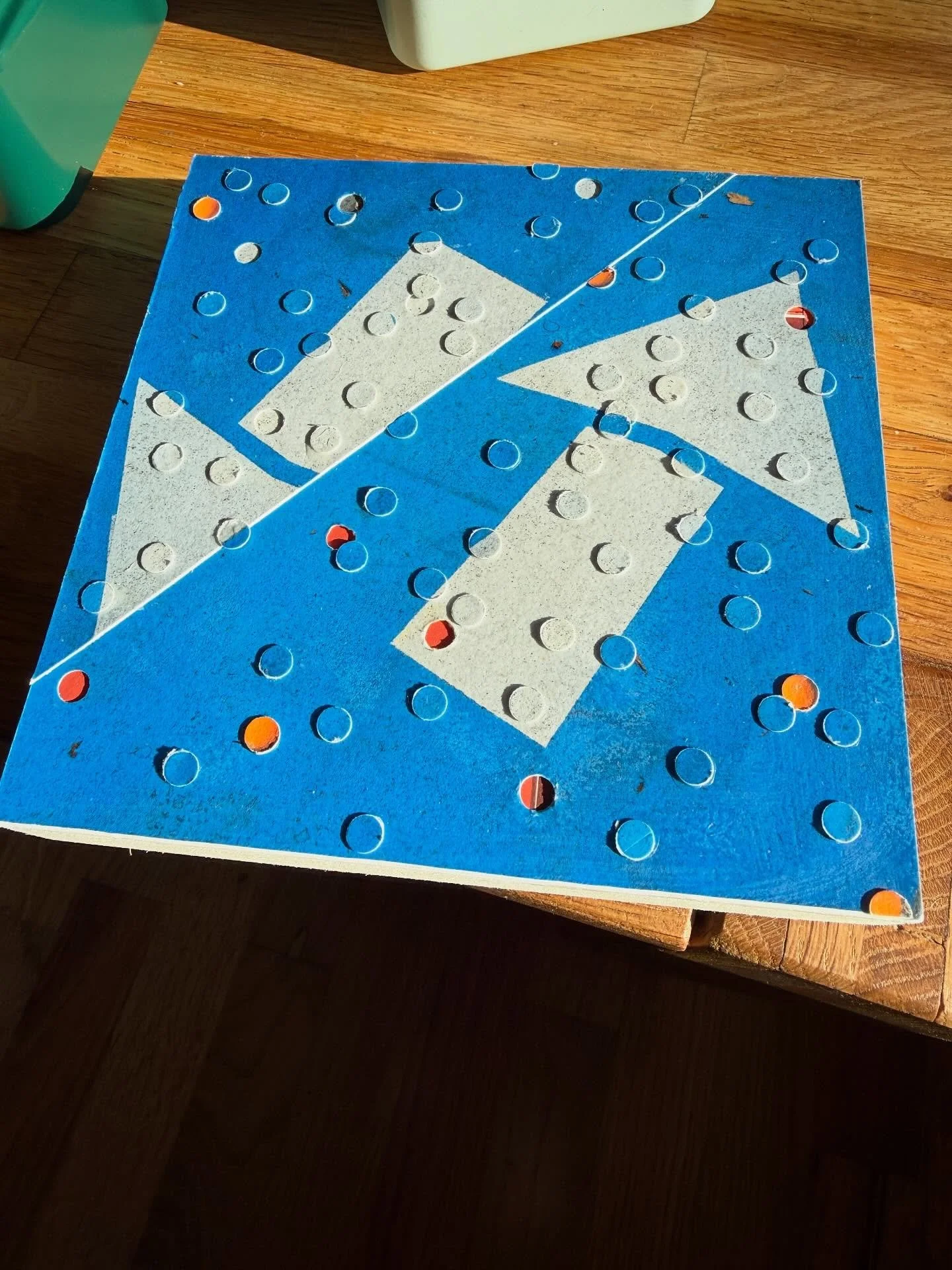 ⚡️New Work ⚡️ 
&lsquo;A Real Wonky Trampoline Ogre&rsquo; 2025
6&rdquo;x6&rdquo;
Photo collage on panel (from my Greyless series) 
Framed in neon yellow acrylic shadow box(frame made locally!) 
Showing at Sm&aring;l Market thru December - DM me for p