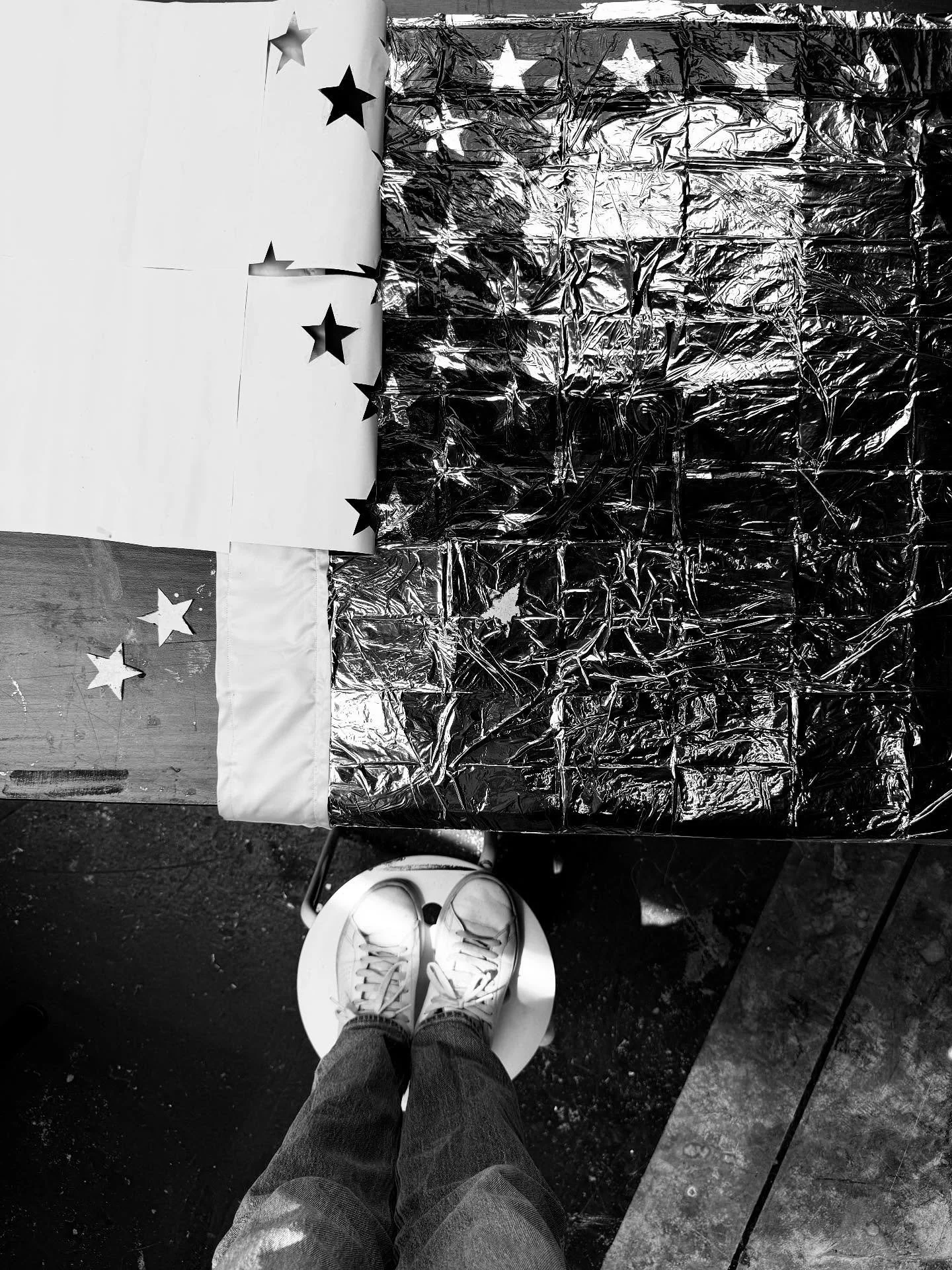 &lsquo;Sticker Shock&rsquo;
(work in progress image)
On view @cocaseattle as part of the &lsquo;Safety/Luck&rsquo; show up thru Oct 10