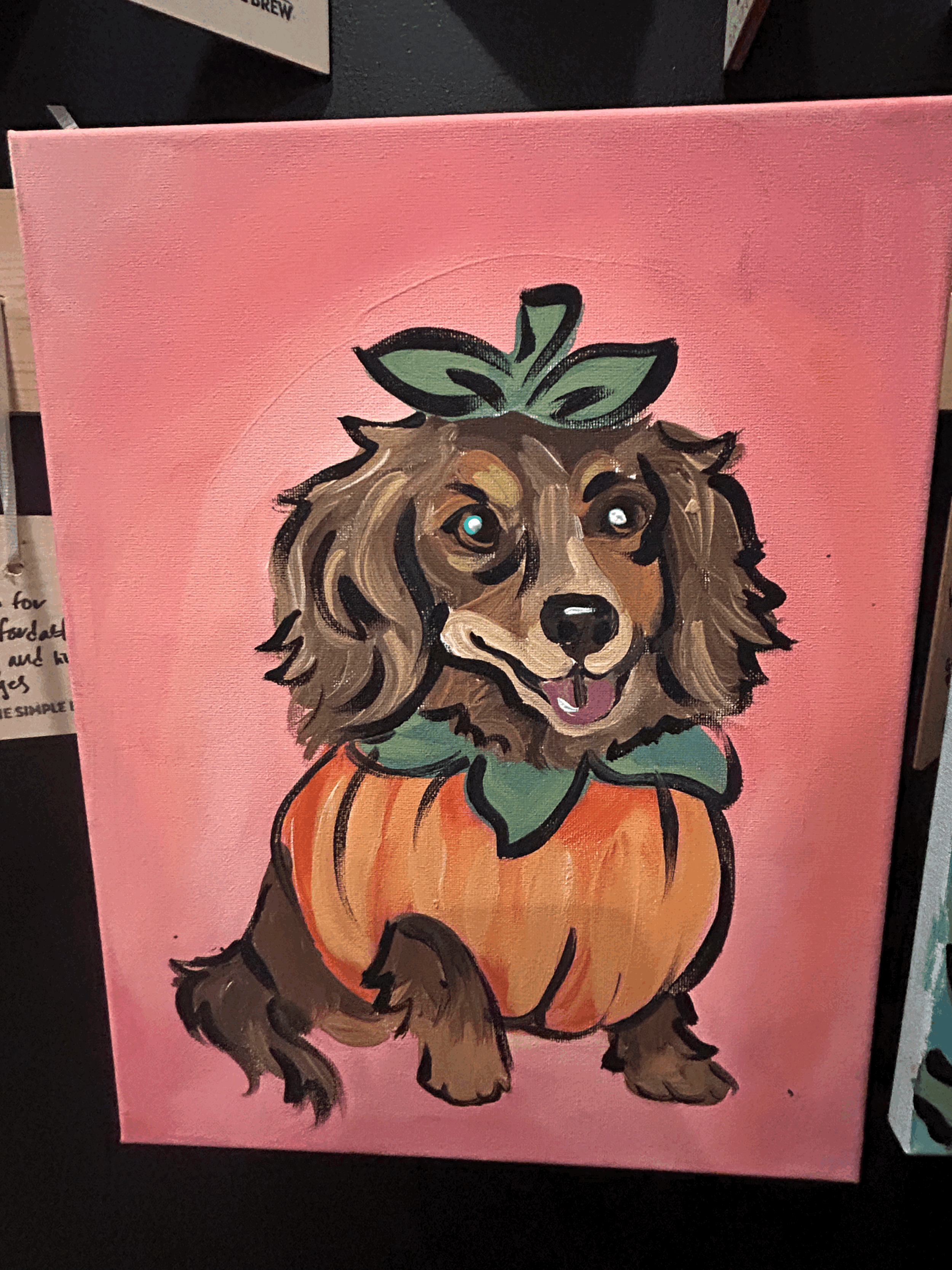 Halloweiner Canvas Paint Class - Oct 8th