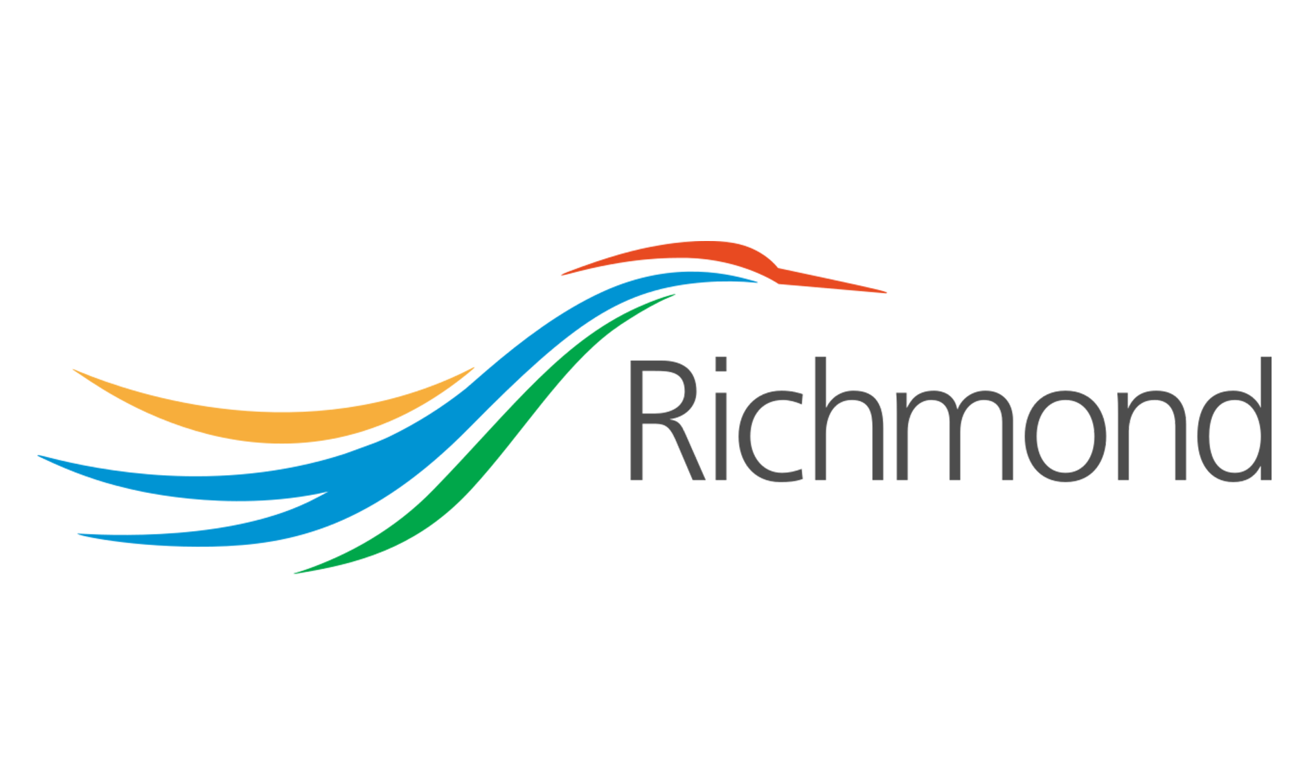 Logo for Richmond with colorful flowing lines and the word 'Richmond' in gray text.