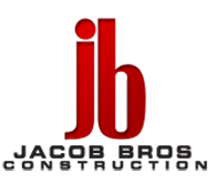 Red lowercase letters 'j' and 'b' with shadow, forming a logo