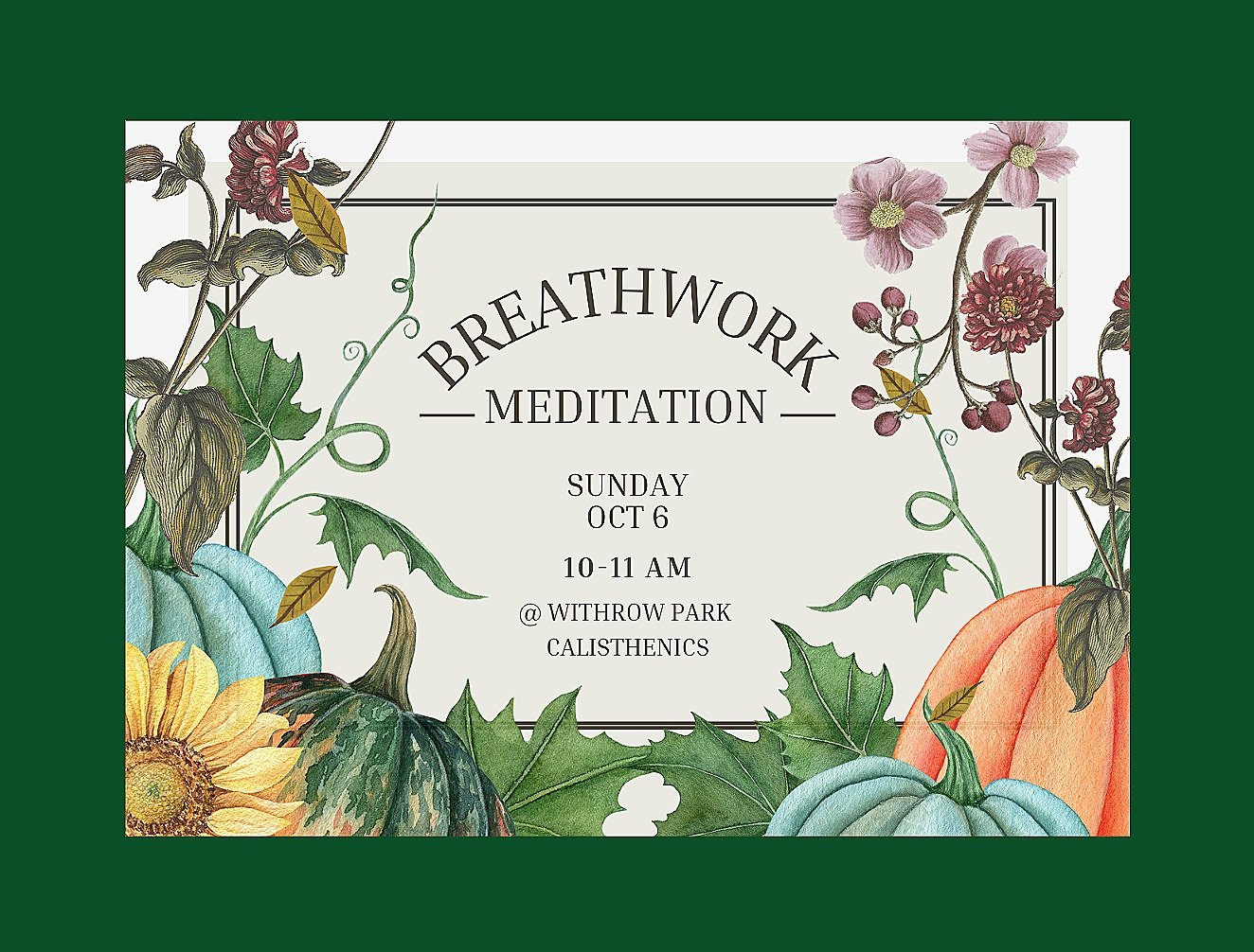 OUTDOOR BREATHWORK