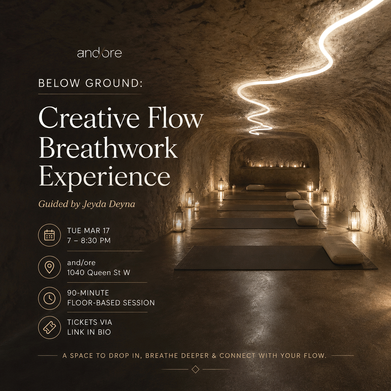 Below Ground: A Creative Flow Breathwork Experience