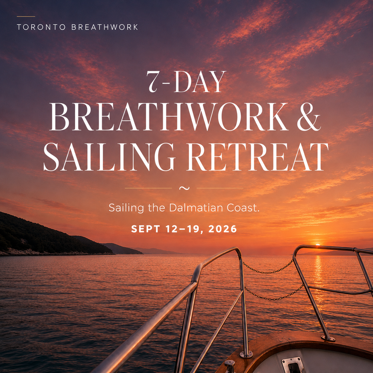 Croatia Breathwork + Sailing Retreat (Split - Dubrovnik)