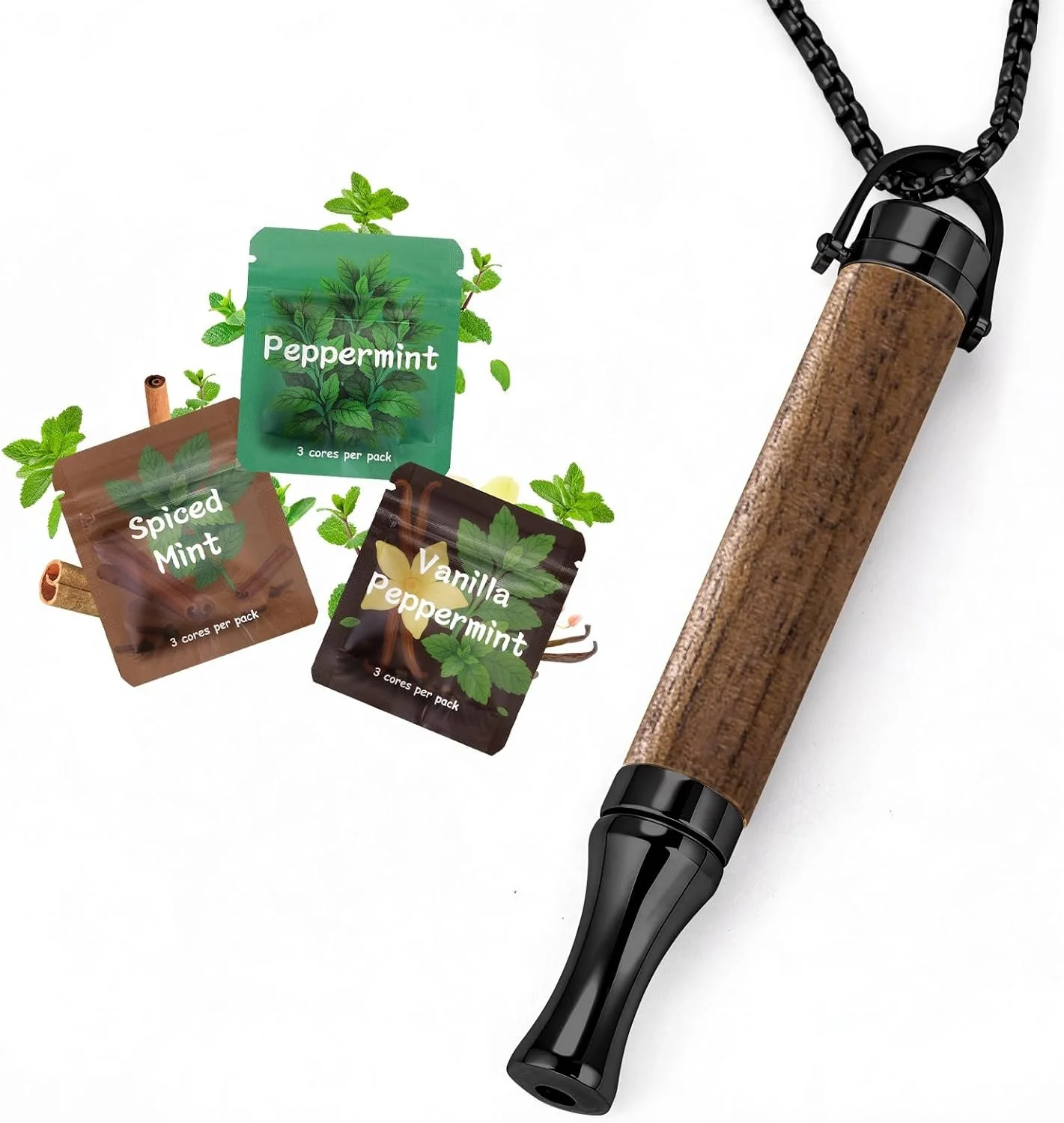 Celvoir Estin Wooden Breathing Necklace