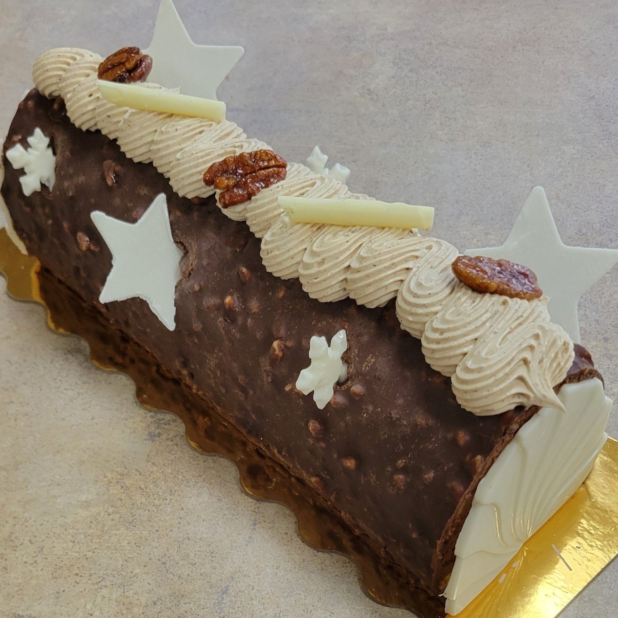 Chocolate Praline Buche
