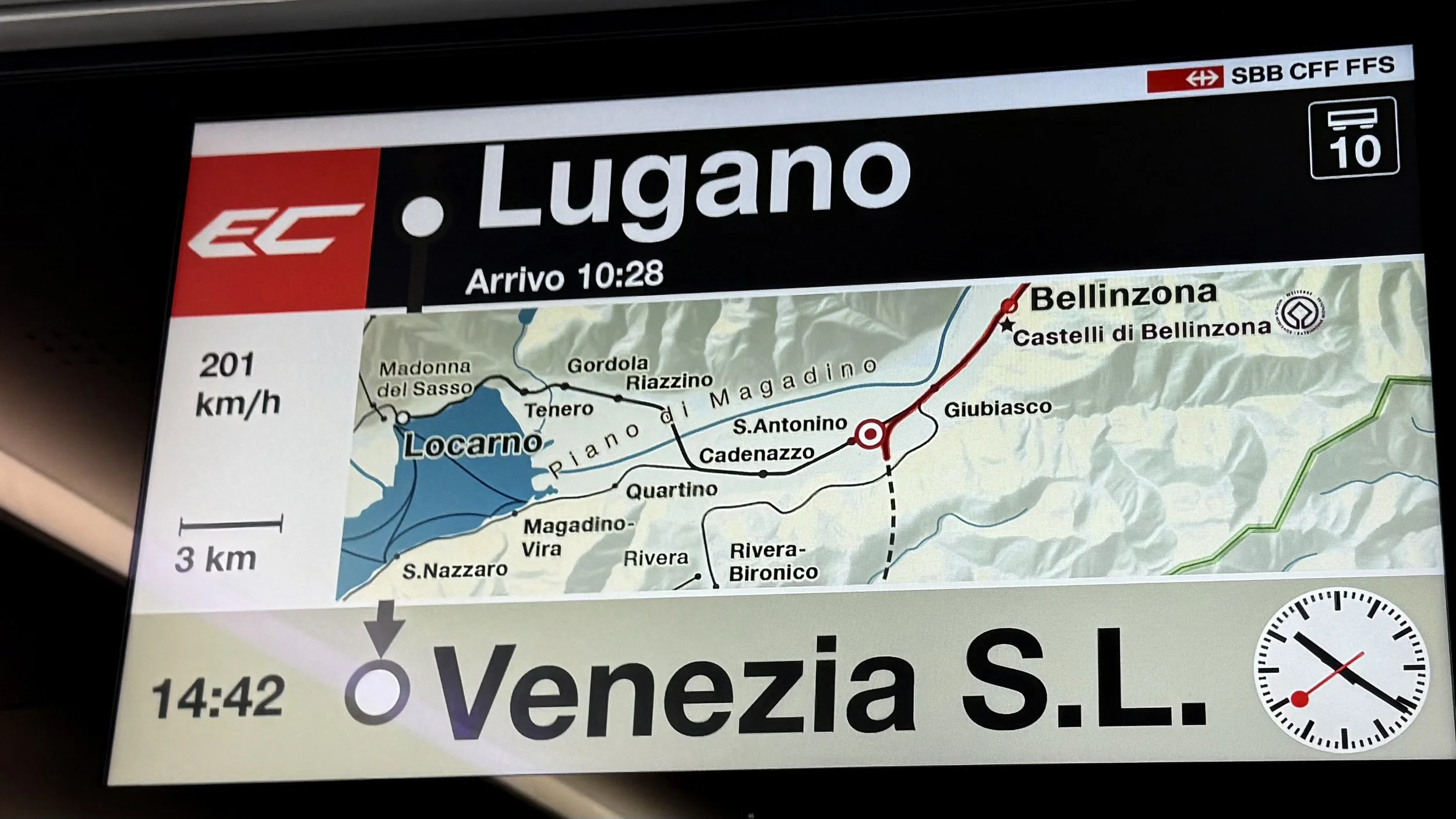 Rheinfelden🇨🇭 - Trieste 🇮🇹 🚂