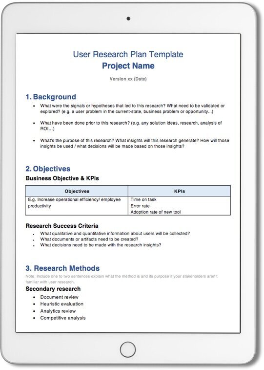 UX Research Templates UX Research Templates