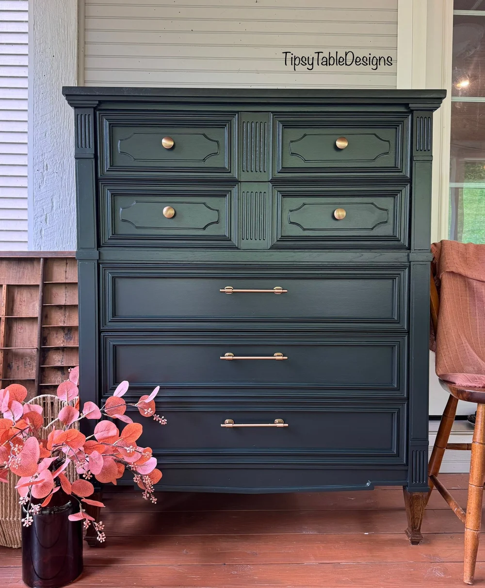 green emerald velvet dress babyGap Legacy 6 Drawer Dresser with Leather Pulls main image 1