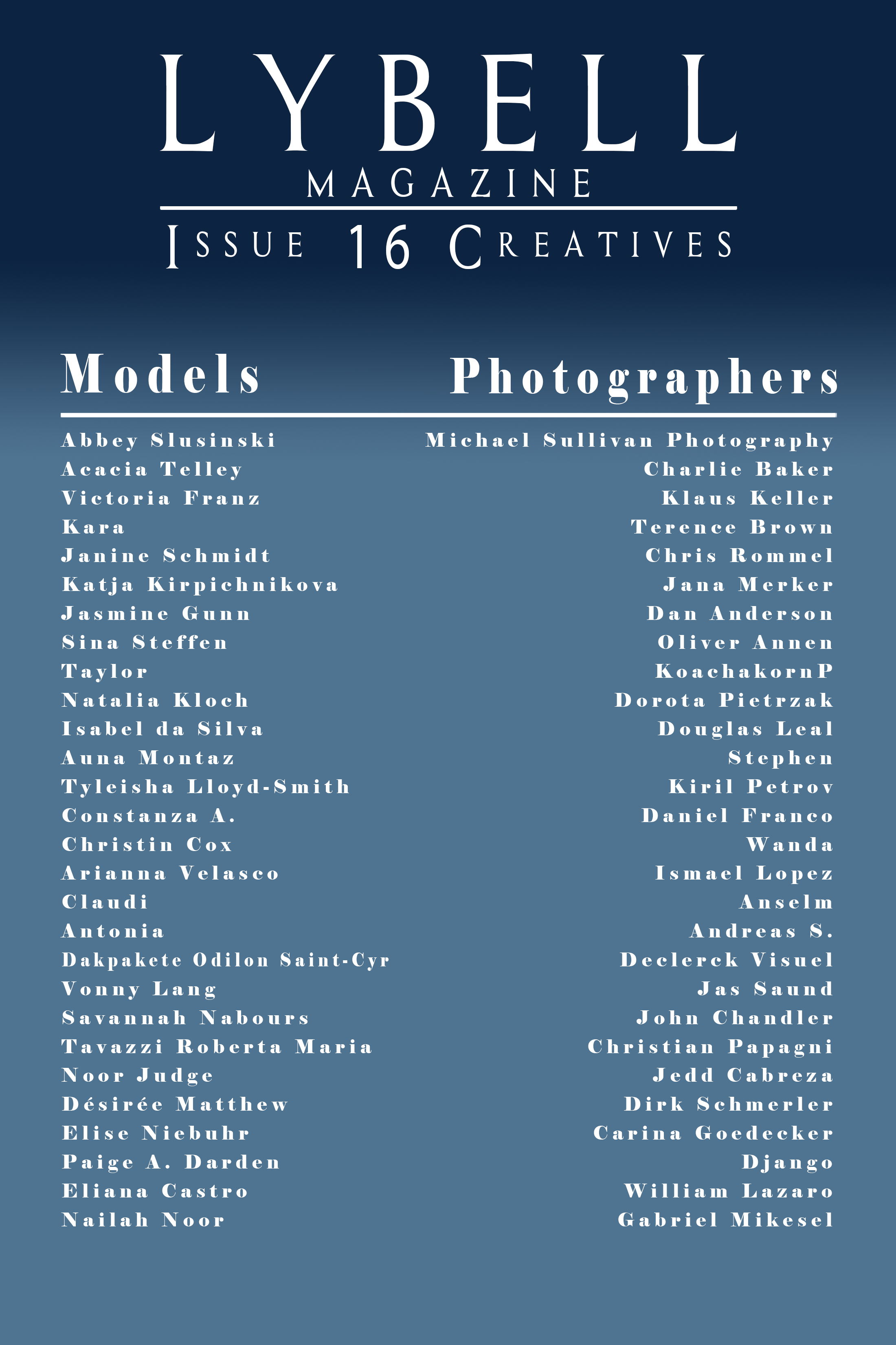 Creatives Page - Display of Models and Photographers.png