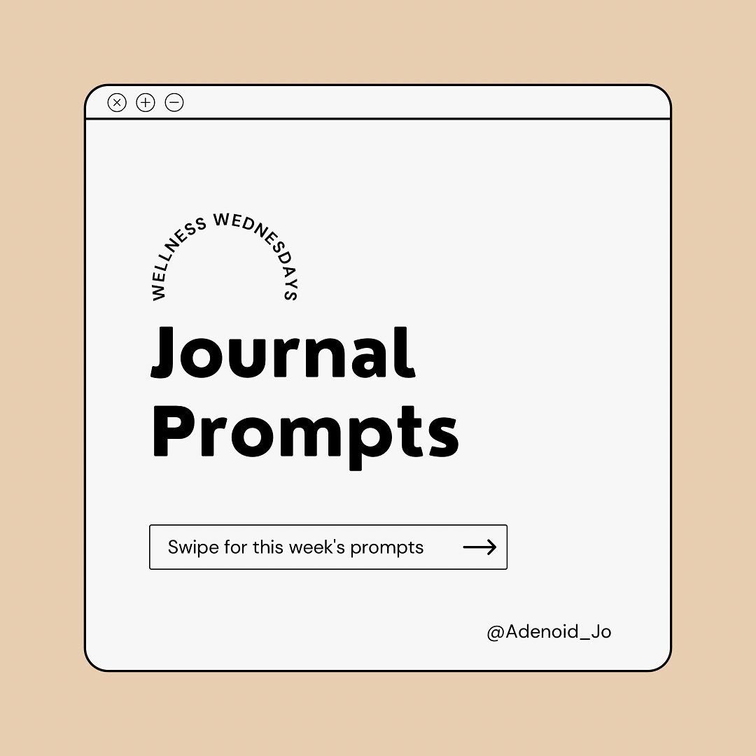 / ~ J O U R N A L I N G ~ / {SWIPE}
Last week I shared about my journaling experience this past year. Many of you were keen on me sharing journal prompts for #WellnessWednesdays for you to try.
&bull;
Without further ado, I present to you *2* journal