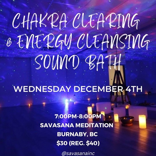 Chakra Clearing & Energy Cleansing Meditation Sound Bath