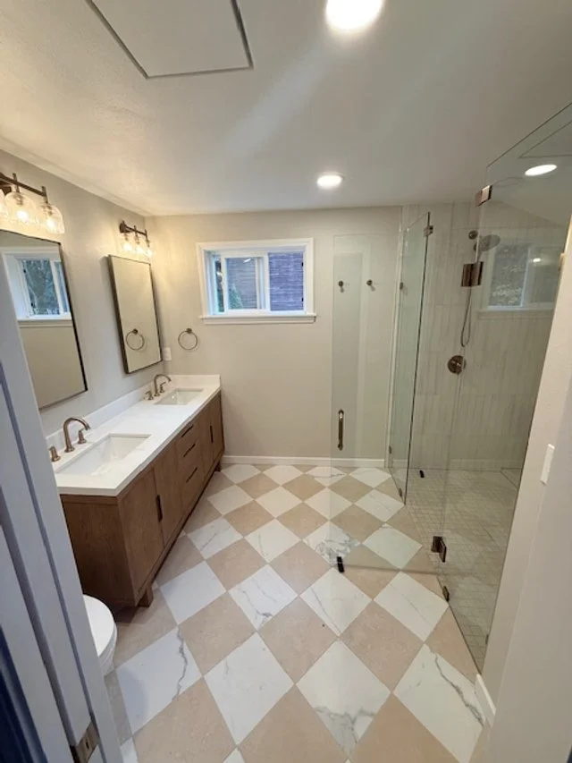 Full primary bathroom remodel