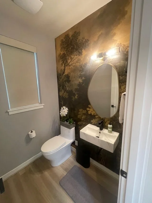 Powder bathroom remodel