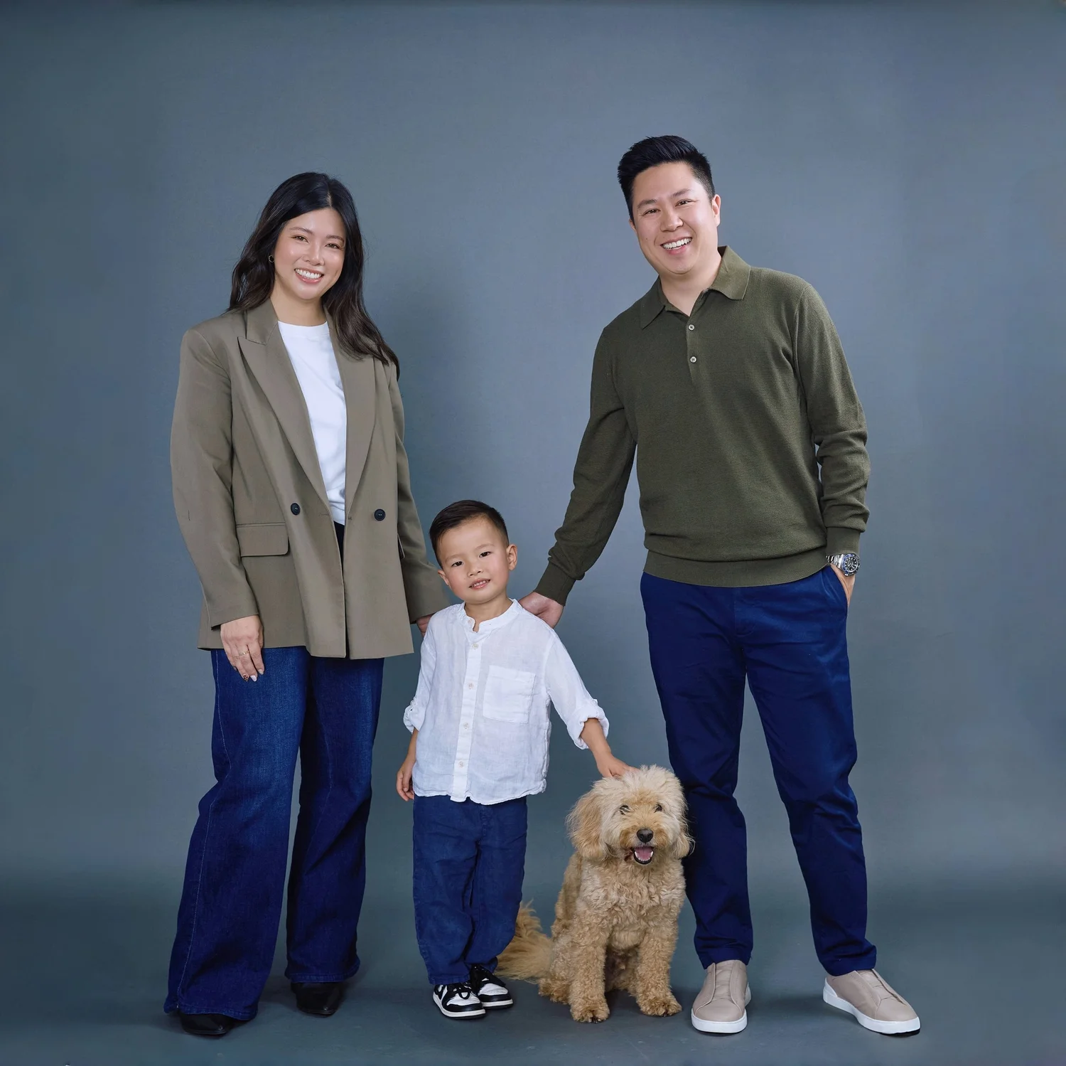 Family portrait at Luminous Space