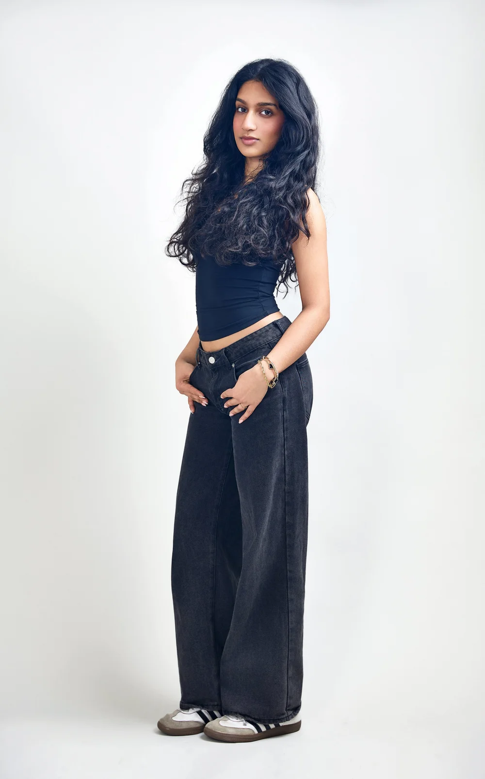 Elegant modeling portrait