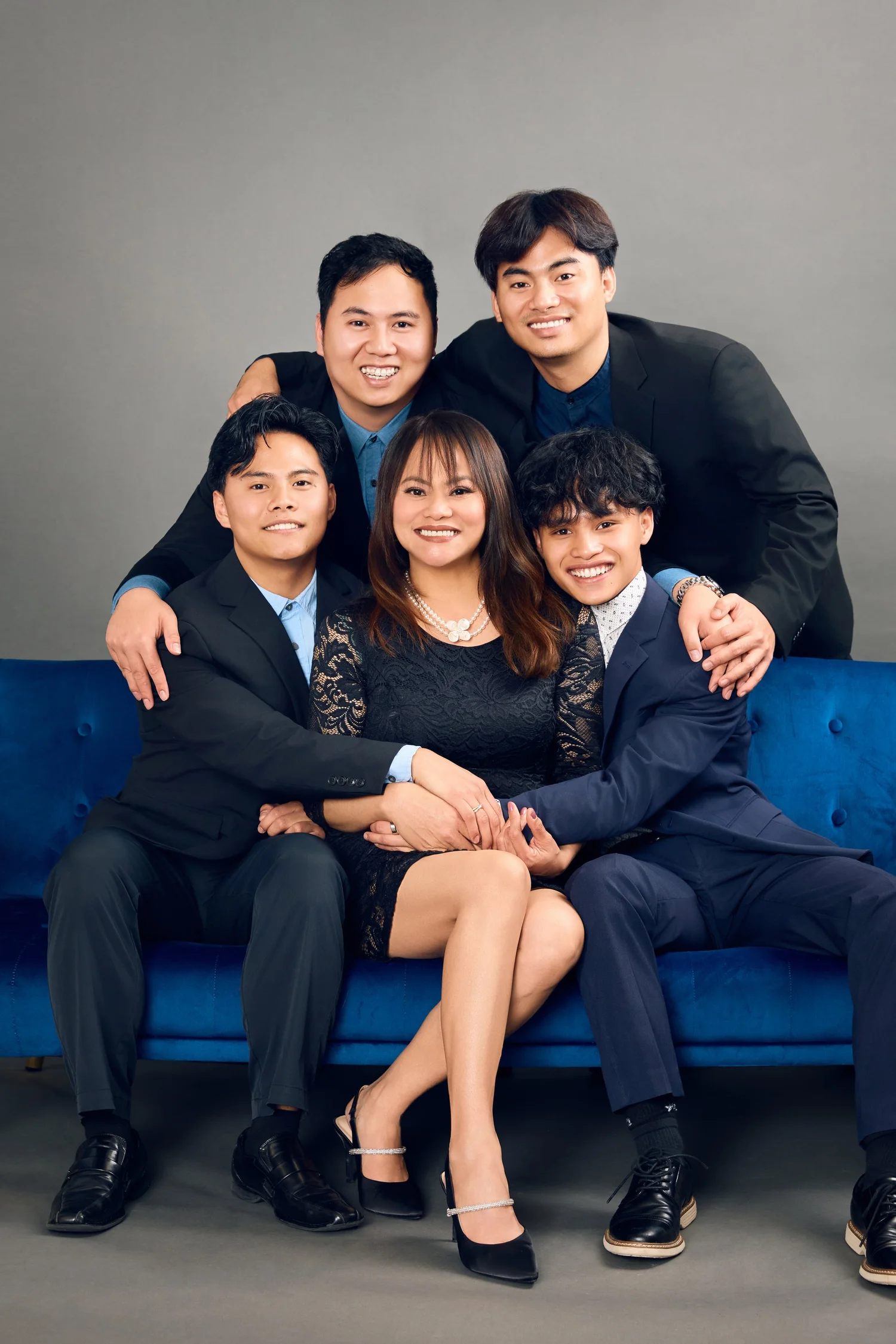 Editorial mother portrait — Solo Editorial session at Luminous Space San Mateo