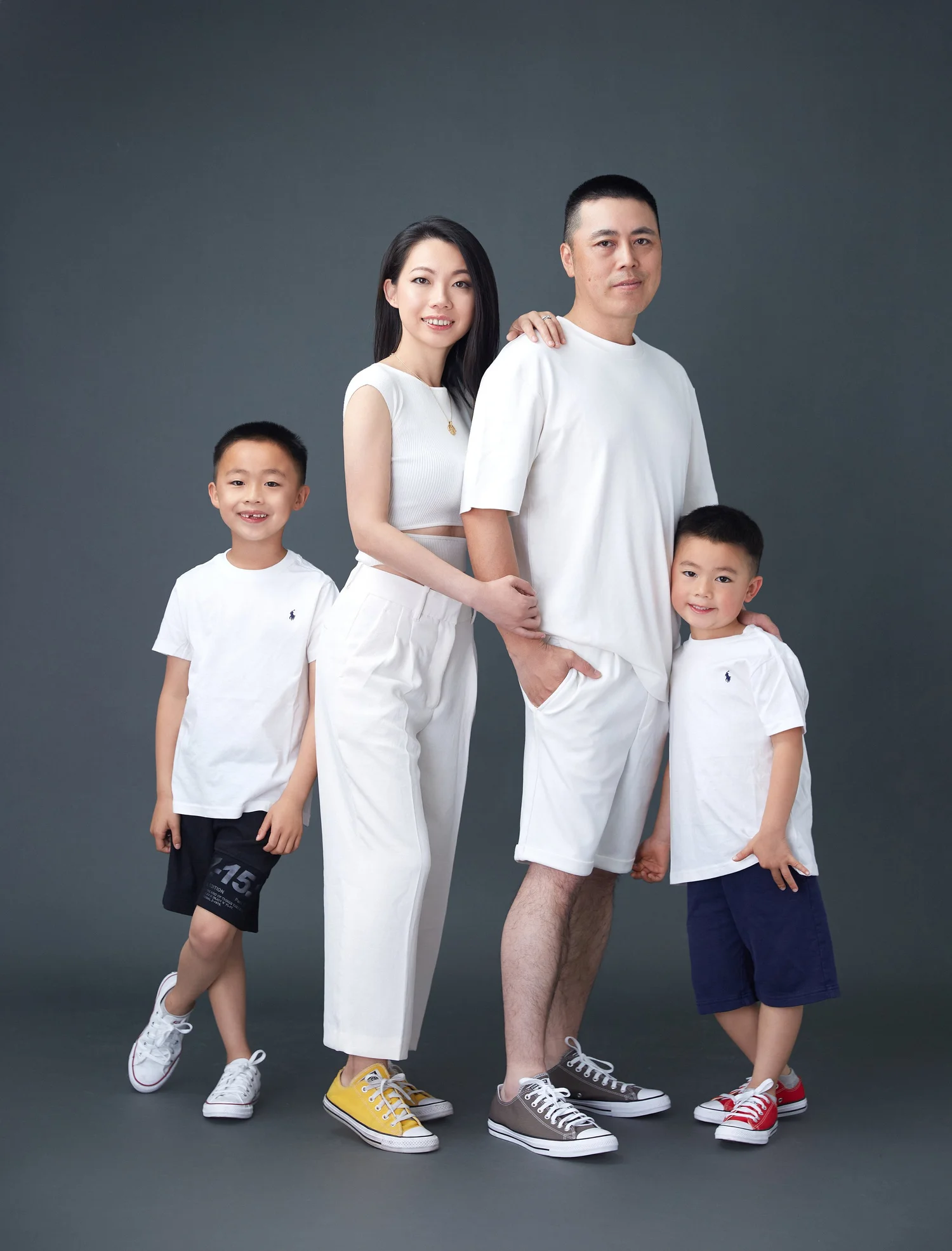 Family portrait at Luminous Space