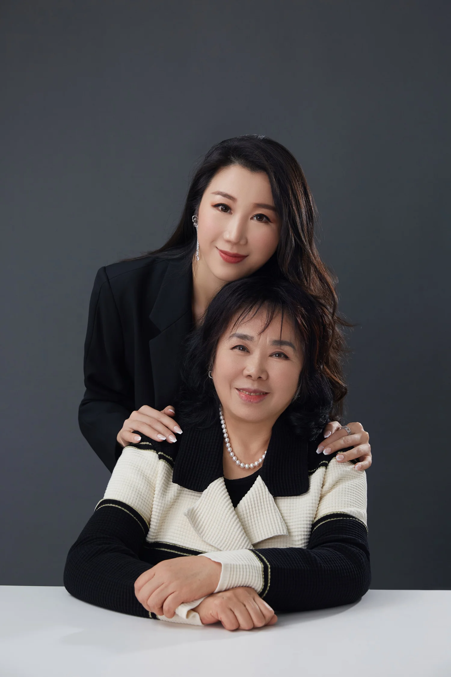 Three-generation heirloom portrait session — Luminous Space San Mateo