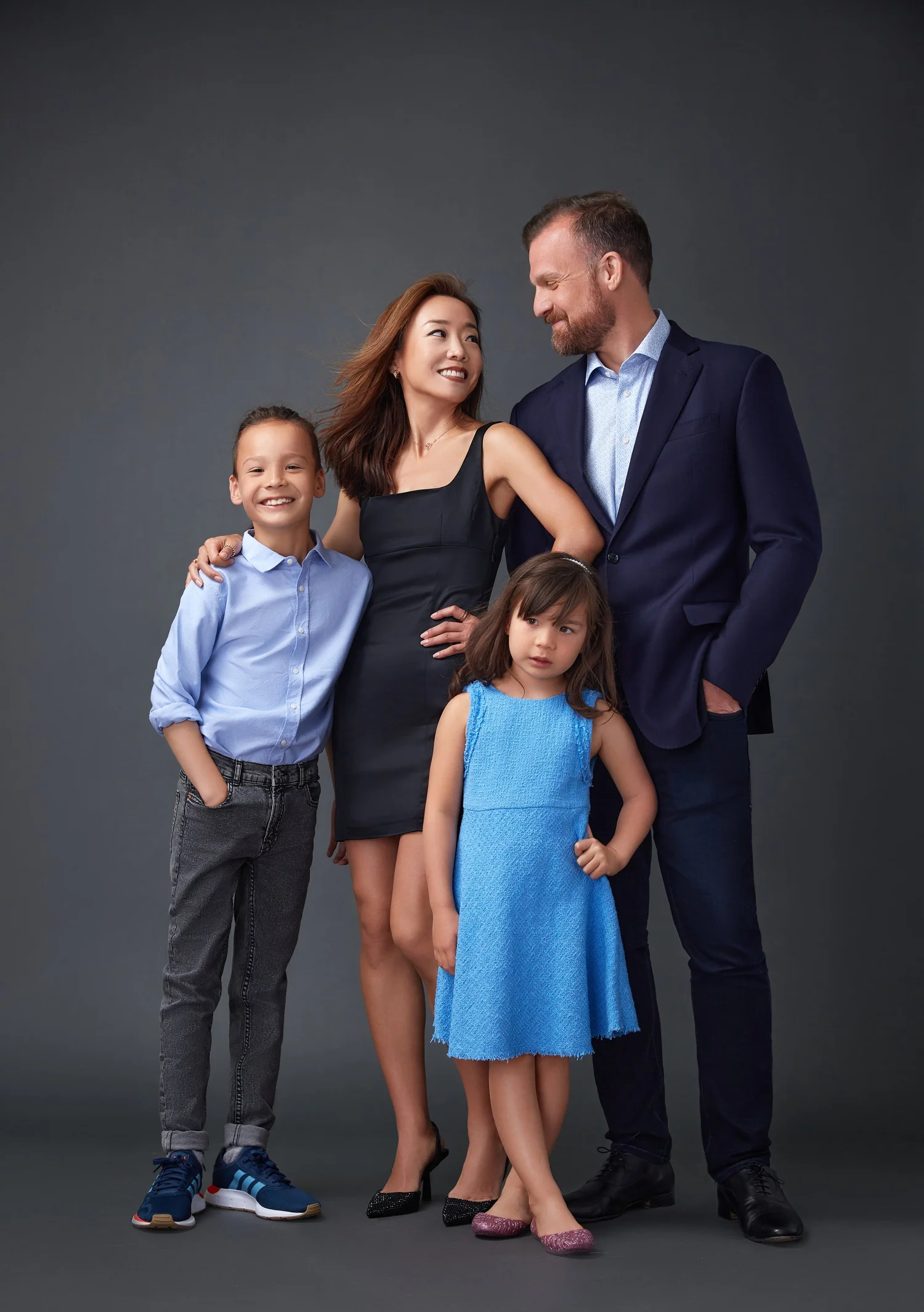 Family portrait at Luminous Space