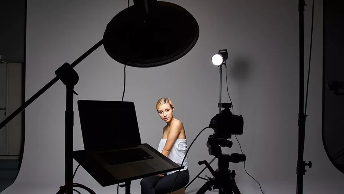 Professional photography studio lighting