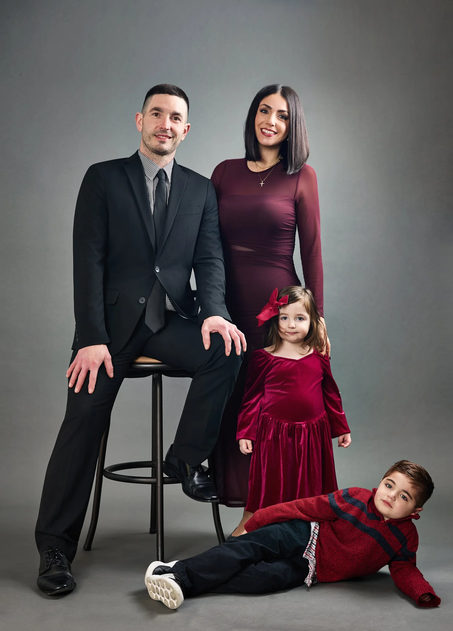 Family portrait at Luminous Space