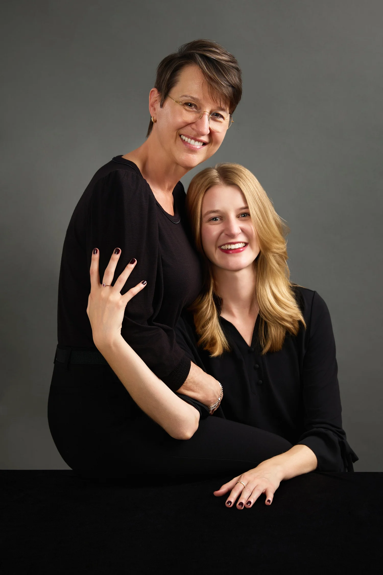 Family + Mom portrait session at Luminous Space San Mateo Bay Area