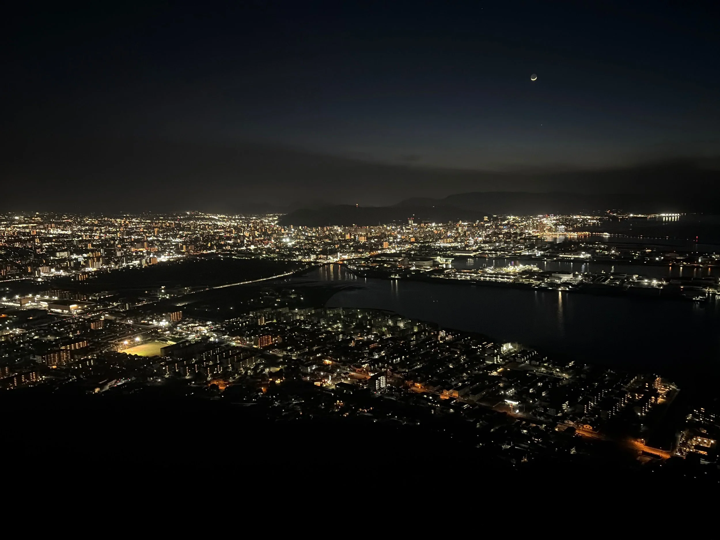香川　香川県　獅子の霊巌展望台　夜景　夜景の写真　写真