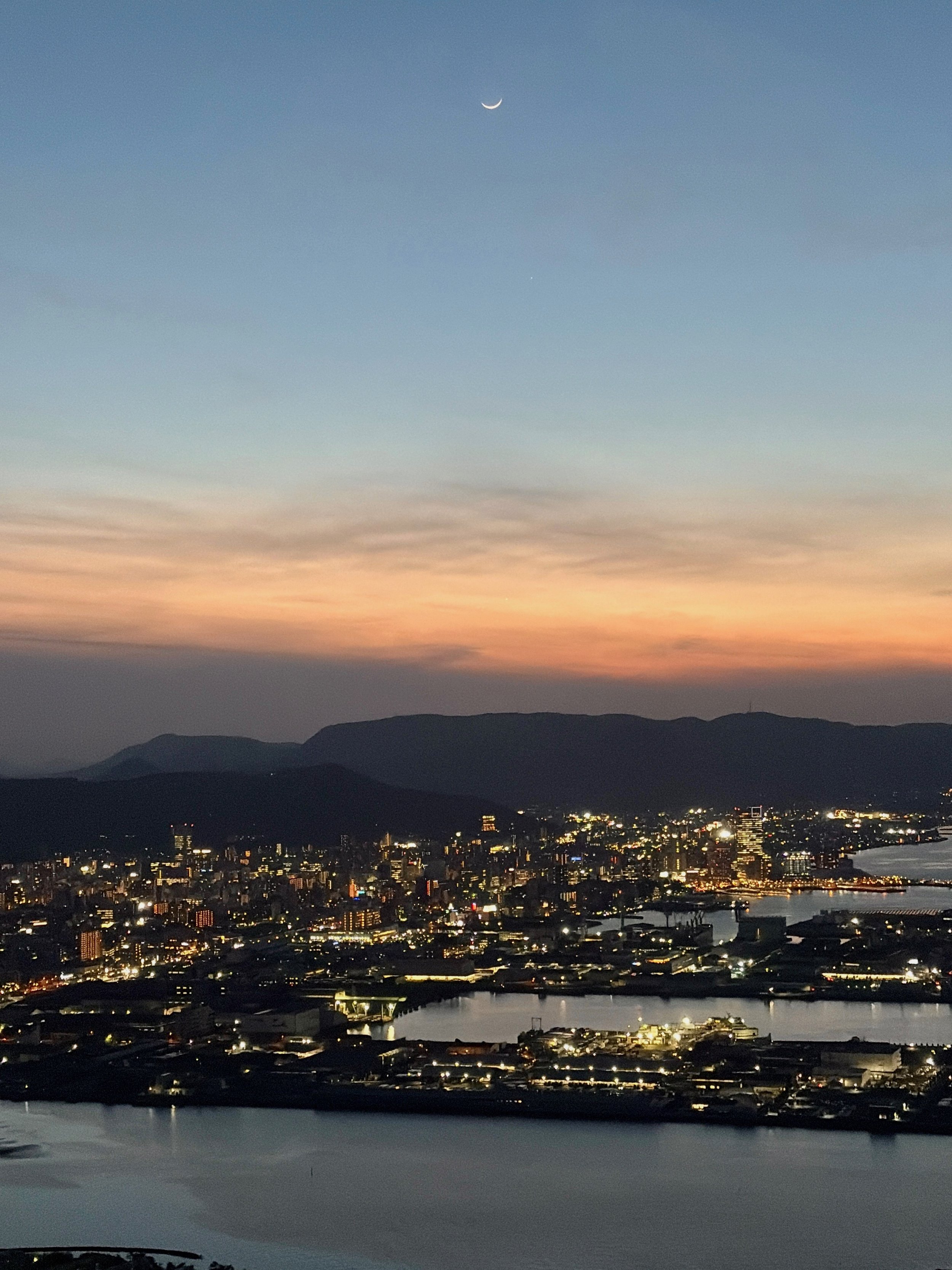 香川　香川県　獅子の霊巌展望台　夜景　夜景の写真　写真