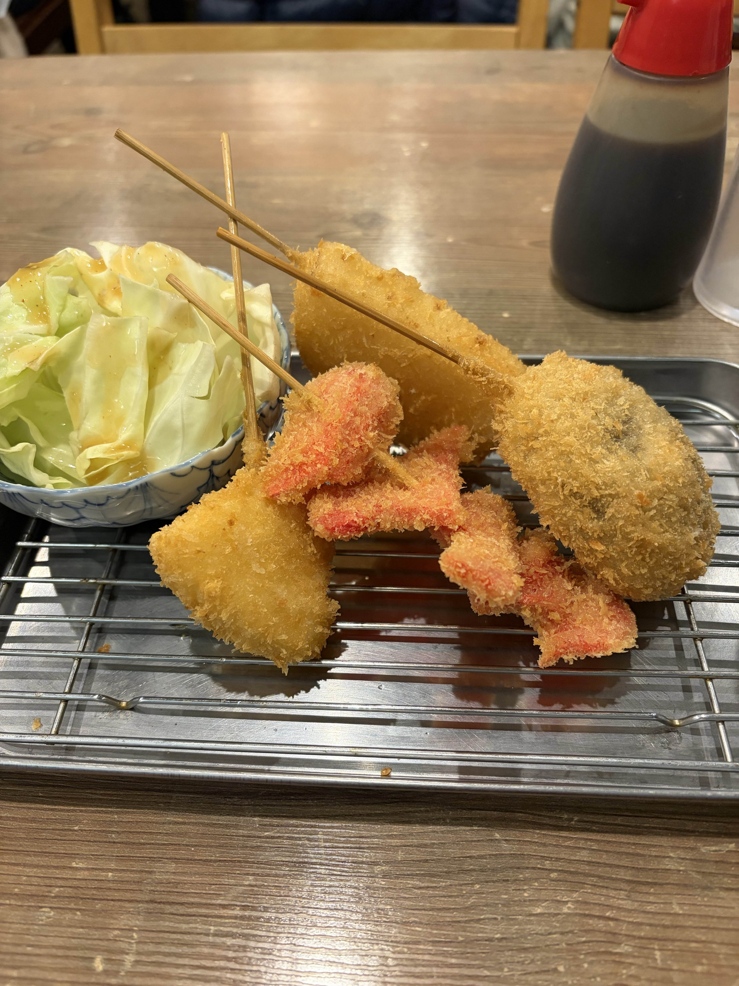 玉ねぎ、しいたけ、紅しょうが、チーズ
