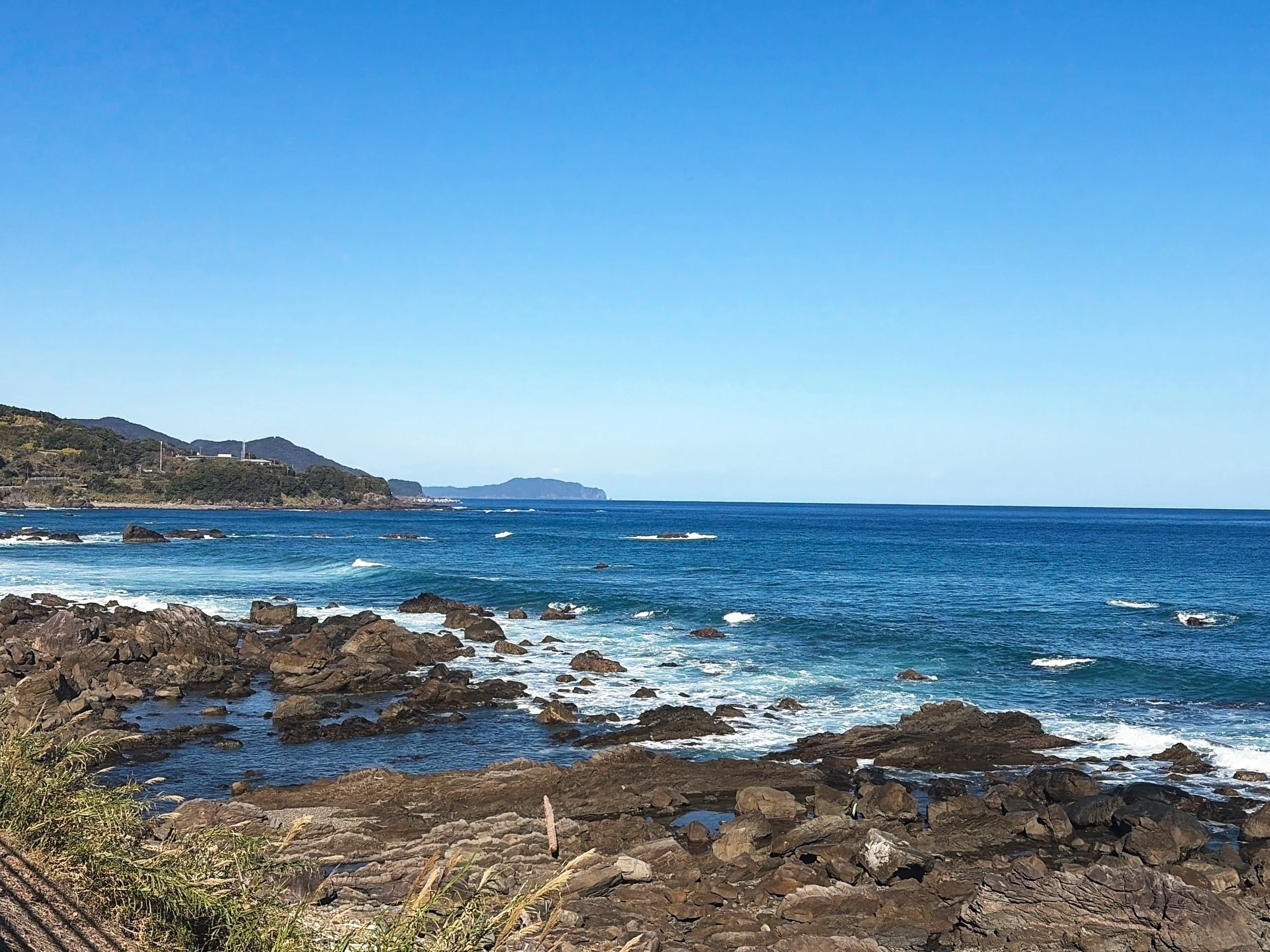 高知、四国、白浜海岸