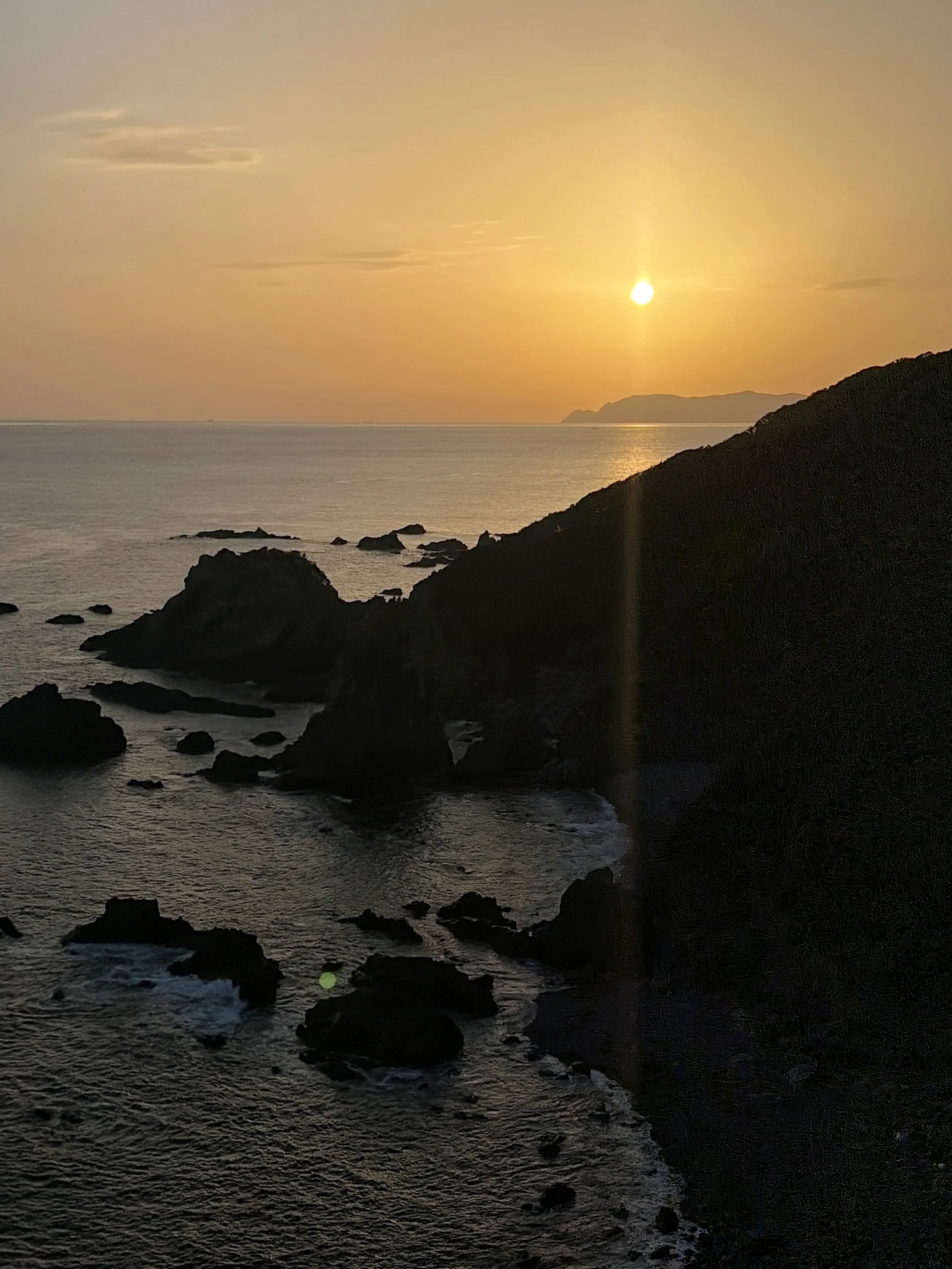 日本絶景、日本一周、高知、四国、叶崎展望台、夕日