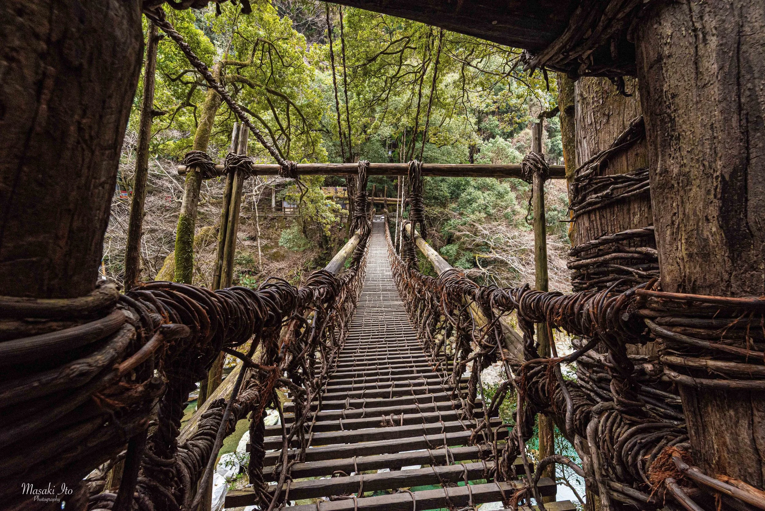 祖谷のかずら橋、徳島