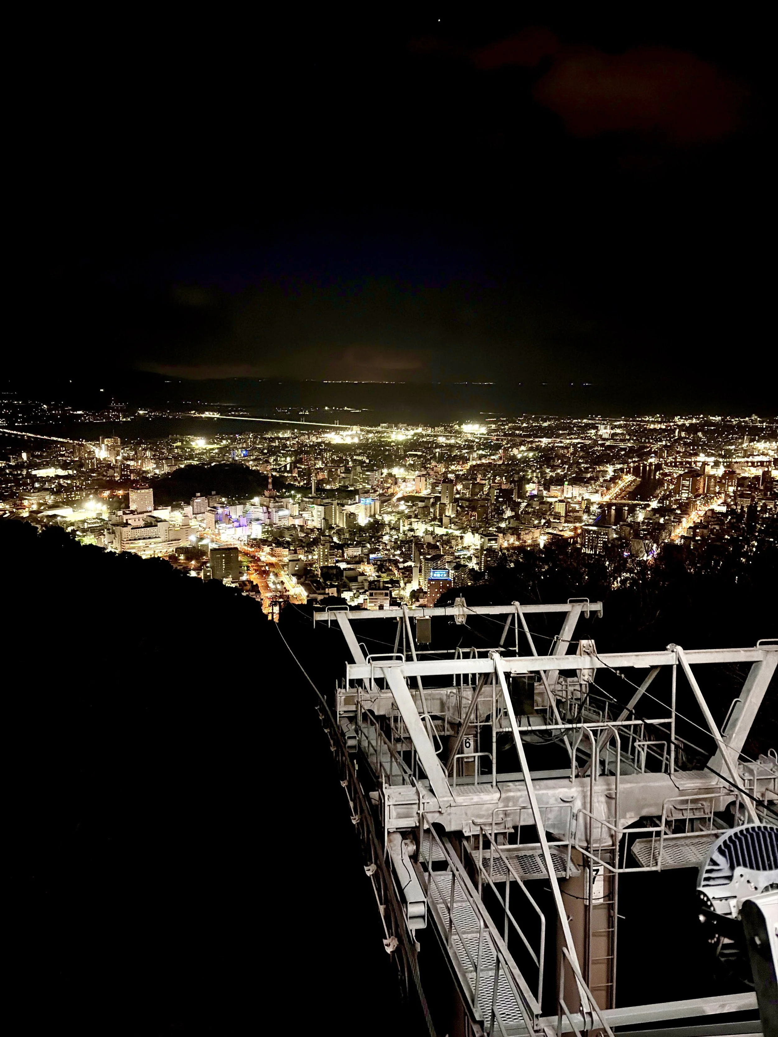 眉山、夜景、徳島