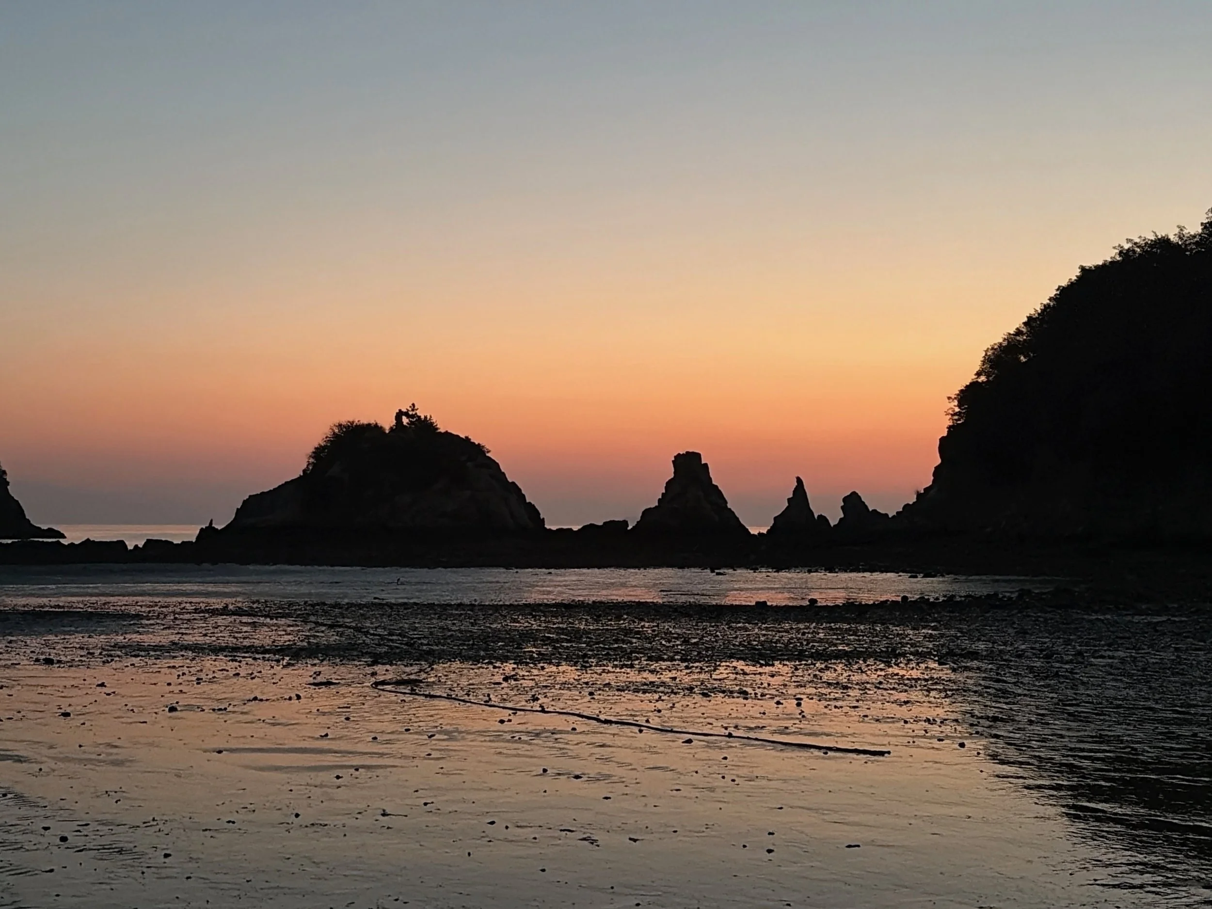 香川、四国、夕焼け、写真、絶景、鴨の越し