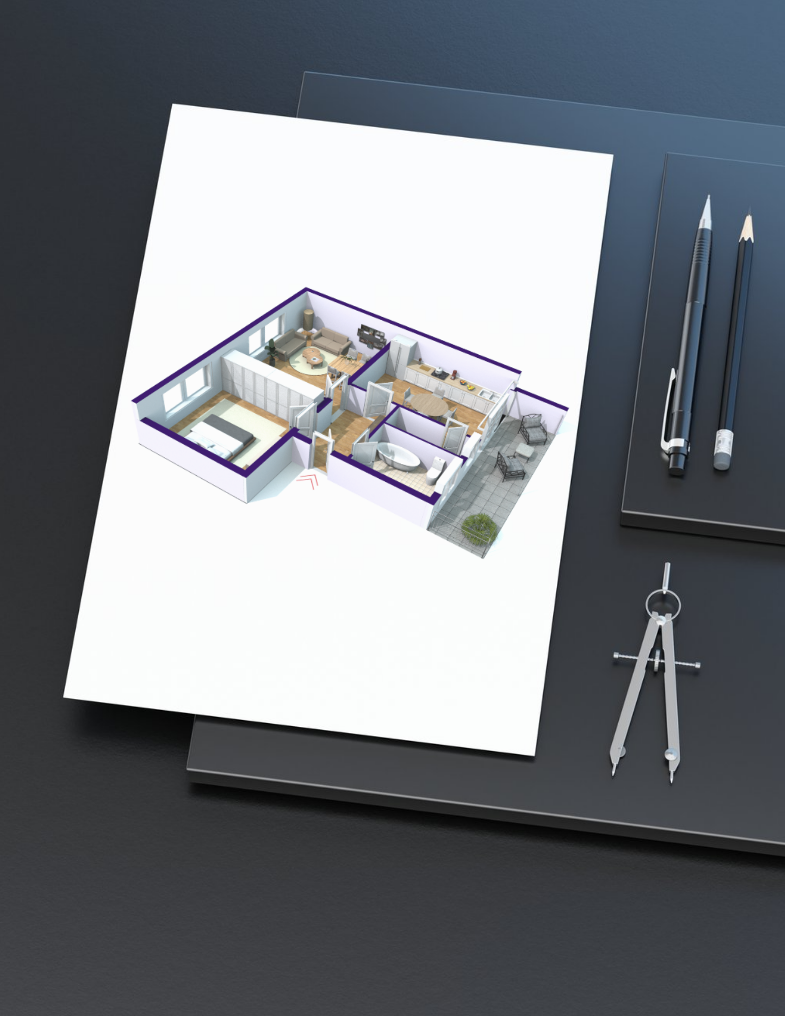 3D Grundrisse für Immobilien: Realistische Visualisierung &amp; neue Perspektiven