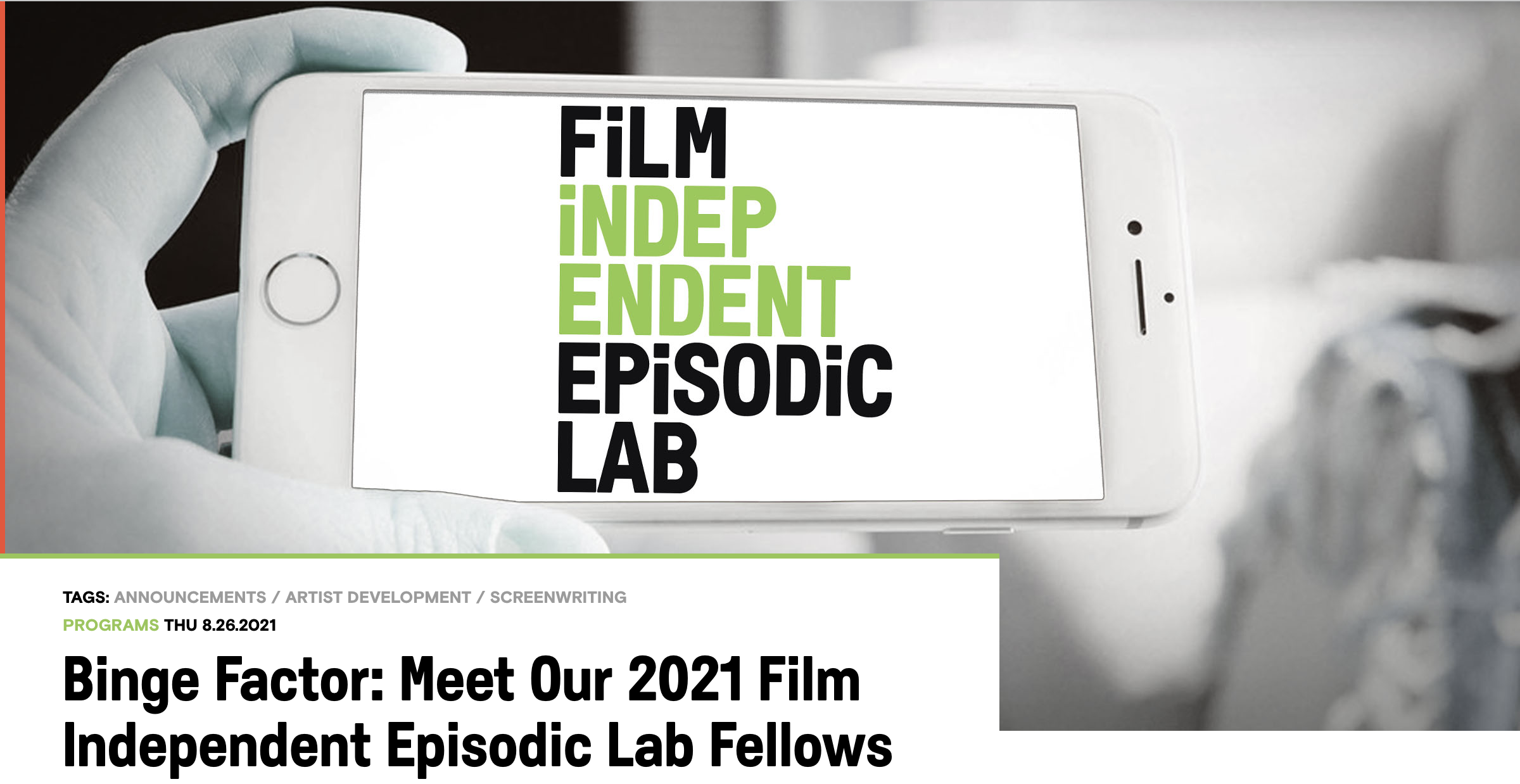 Film Independent Episodic Lab Fellows