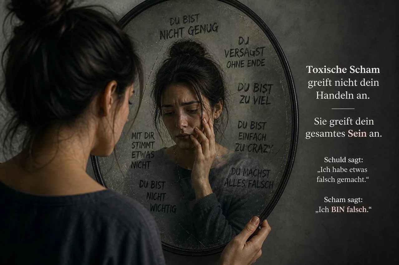 Warum wir uns selbst so brutal kritisieren – toxische Scham bei Entwicklungstrauma (cPTSD)