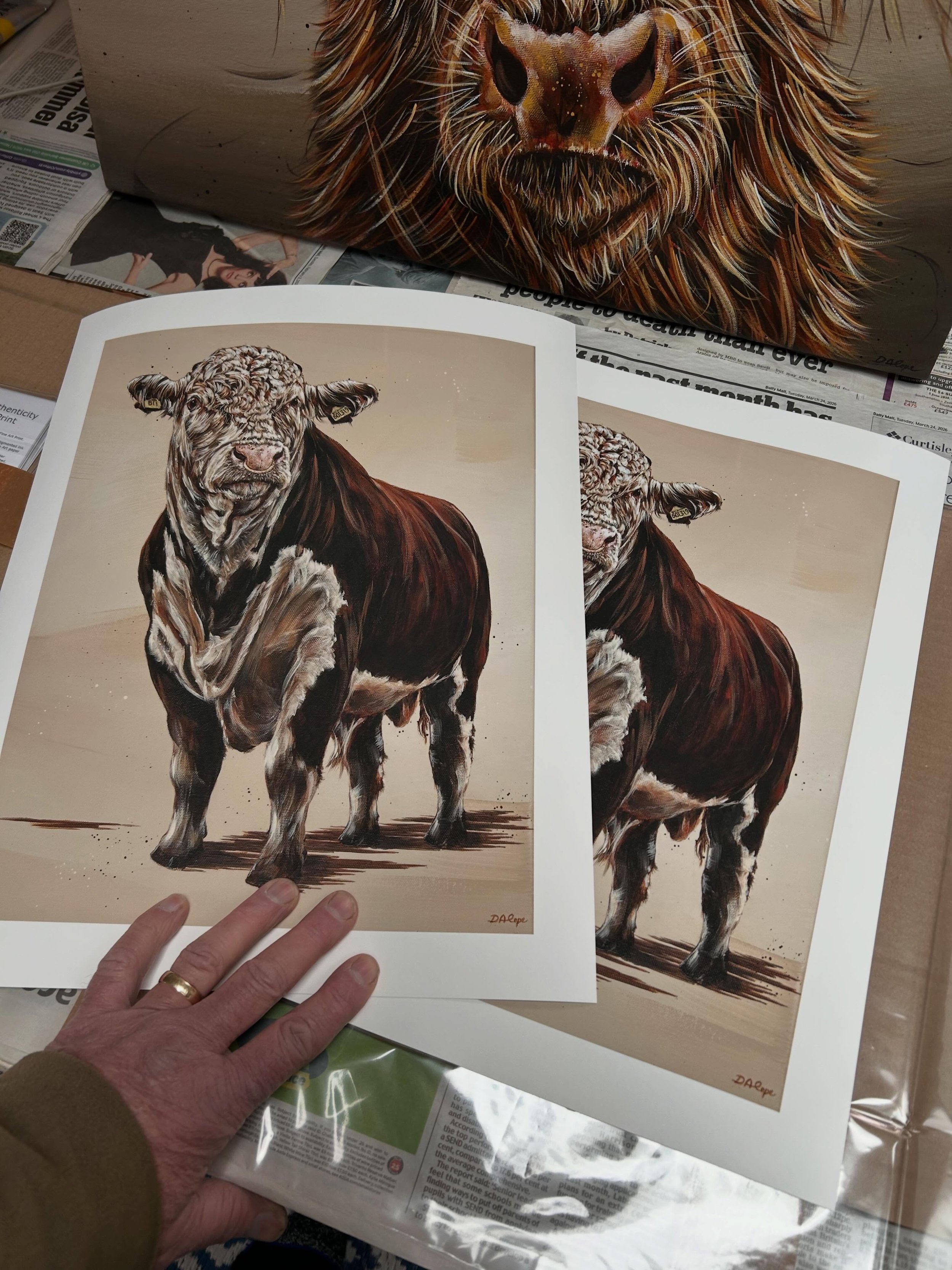 Coming soon - &lsquo;Monty&rsquo; limited edition signed &amp; framed prints will be available at @take4_artists from June 2026 onwards🎨