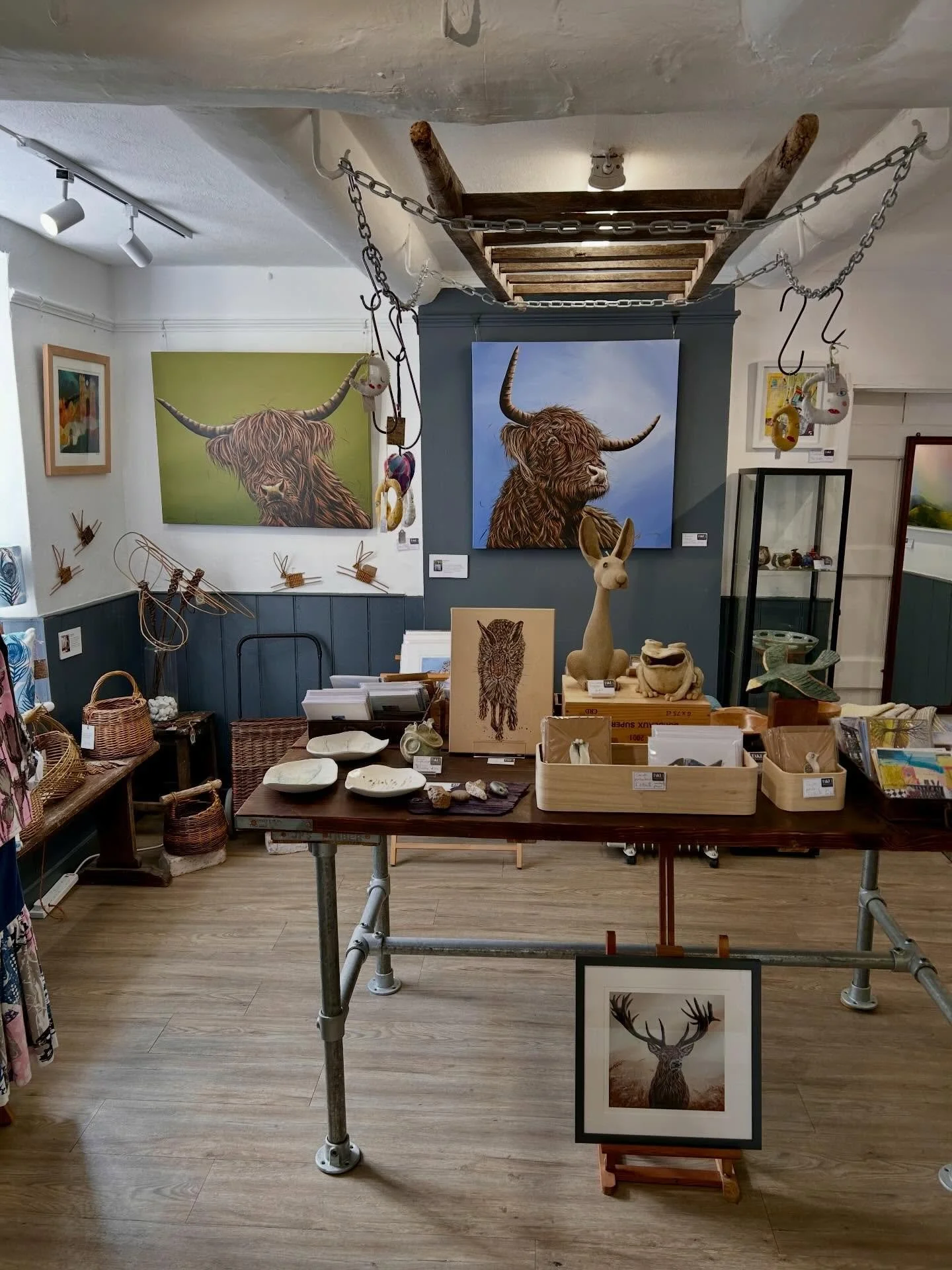 After a changeover at @take4_artists I have a selection of new work in and here&rsquo;s a few photographs of them🎨 @davidcopeart