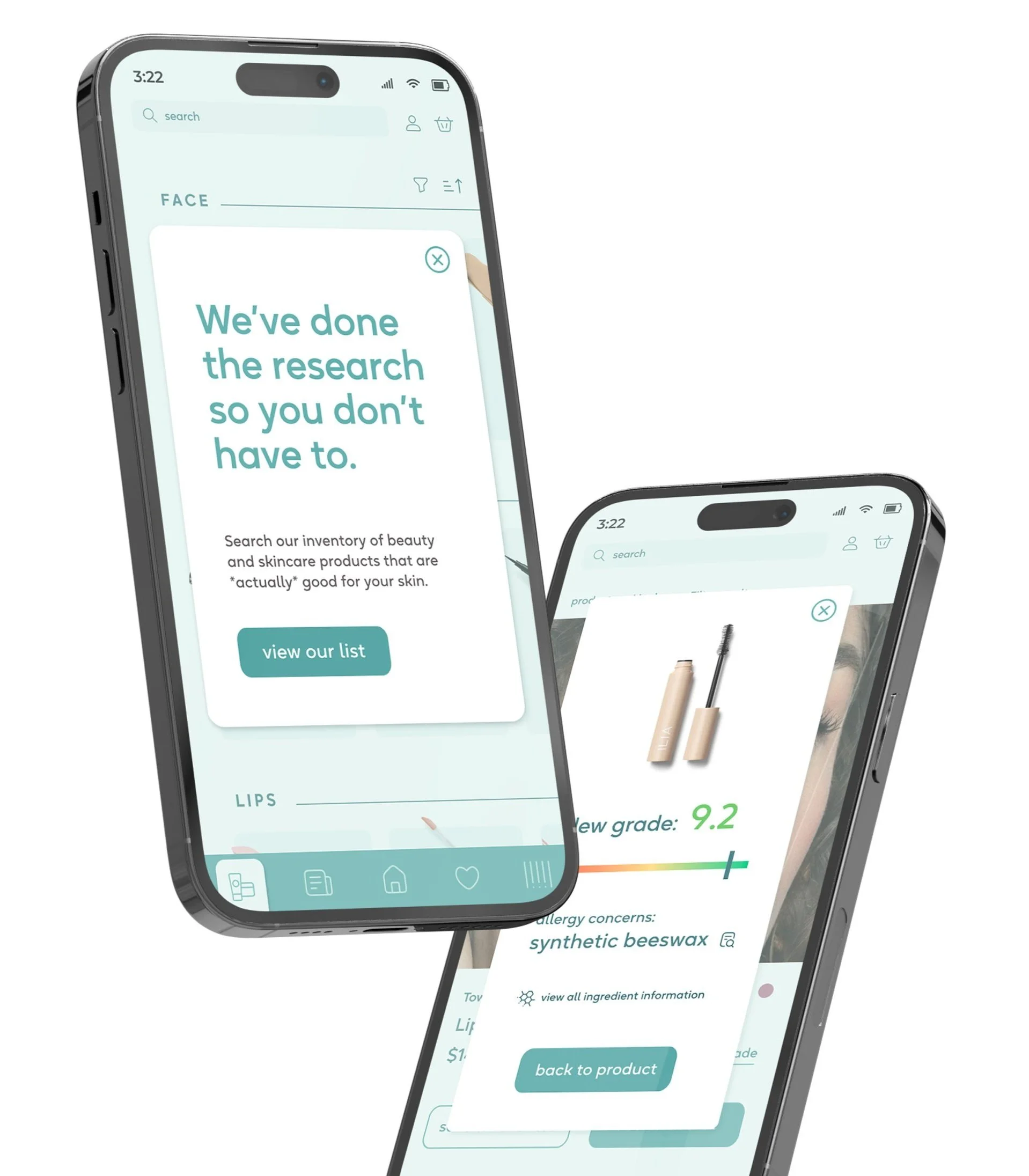 iPhone displaying screenshot of Dew iOS