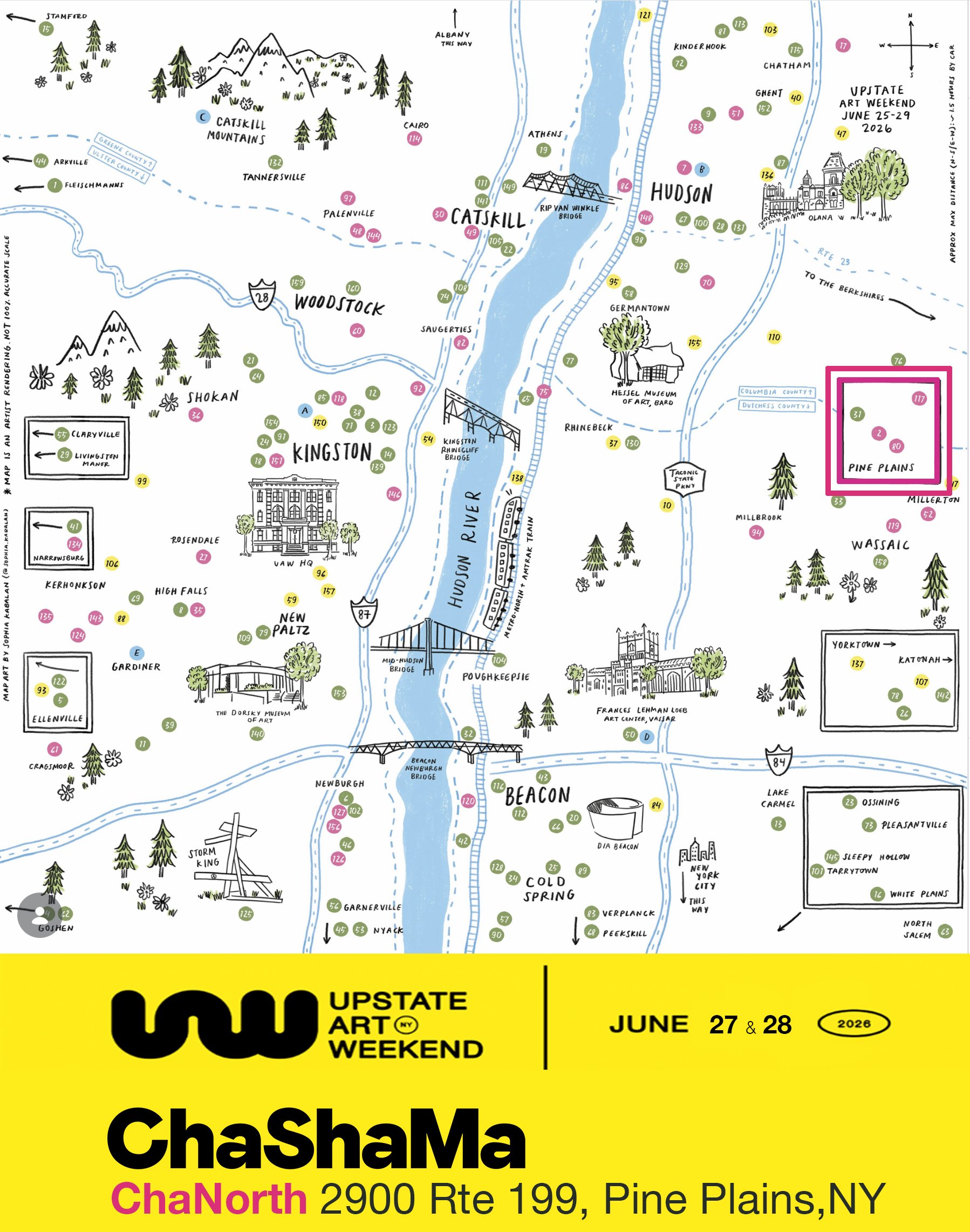 “Upstate Art Weekend’ ChaNorth Residency, Pine Plains, NY