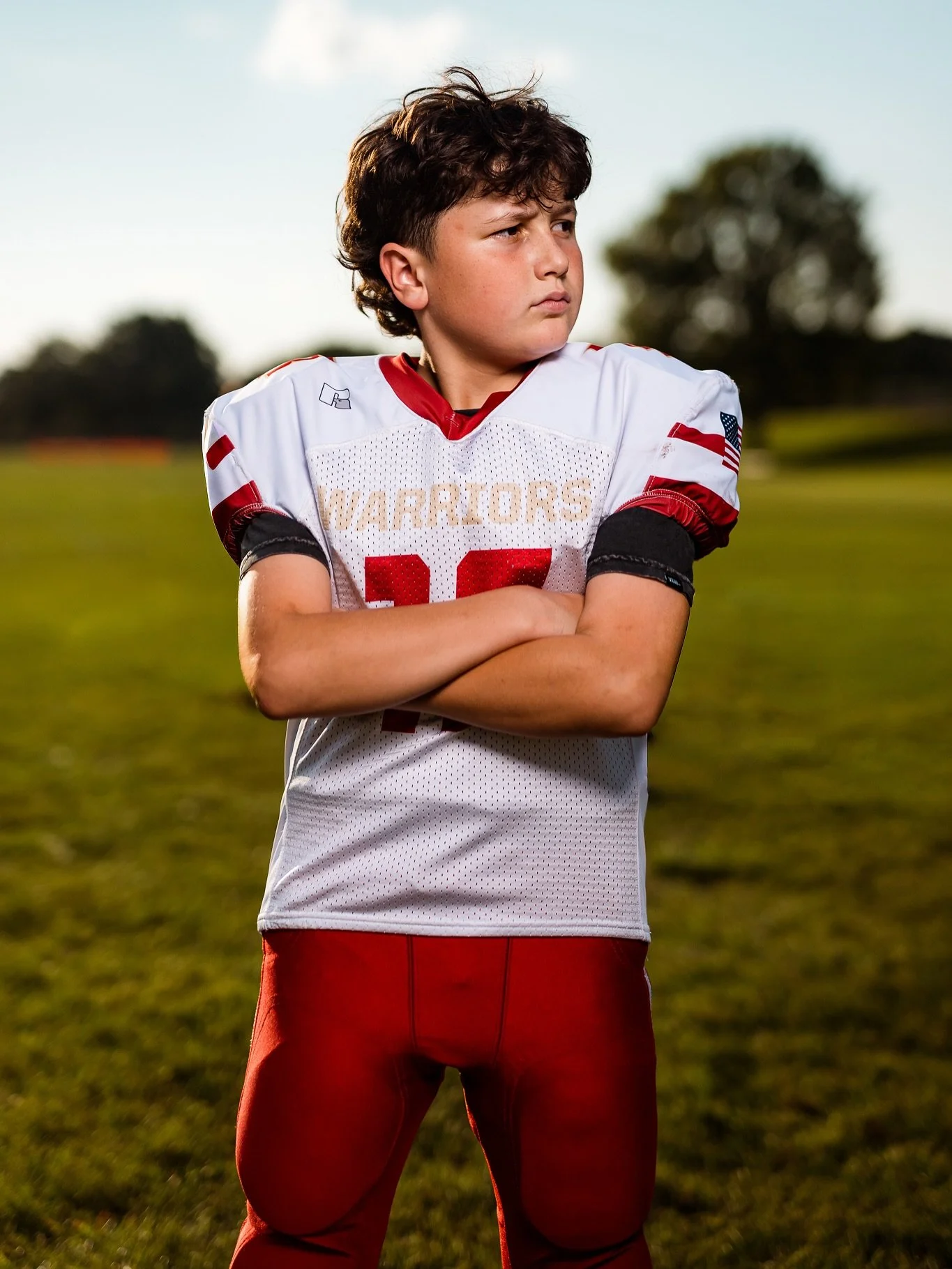 I just thought you needed a photo of the toughest fifth grade tackle football player in the Midwest! I took photos of Sullys team this year and they couldn’t be cuter, I mean tougher!!