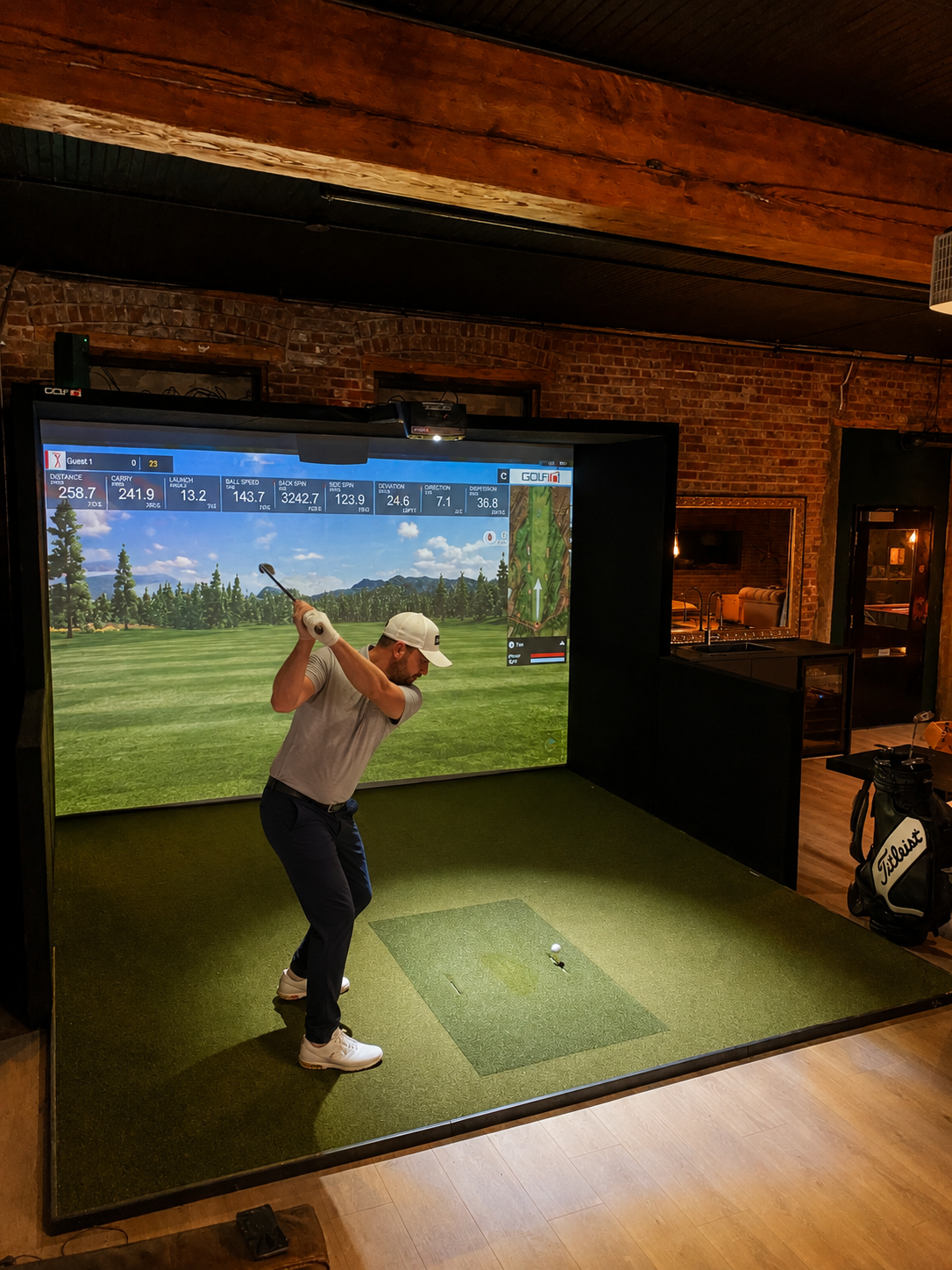 Simulateur de golf intérieur Bakus Montréal