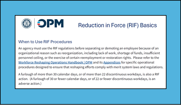 What to know if you received a RIF notice — Clinchy Career Consulting