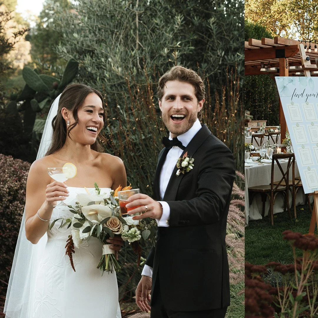 Who says a backyard wedding can't feel luxurious?

This couple transformed the groom's parents' home into a wedding venue that balanced relaxed elegance and outdoor charm. Thoughtful floral design helped elevate every space, creating an atmosphere th