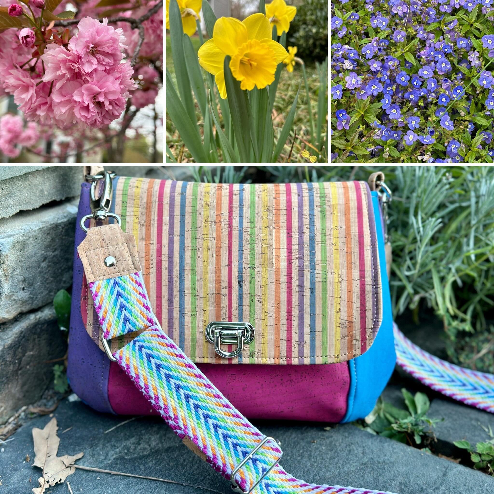 Spring has SPRUNG!  We&rsquo;ll be at the Spring Craft Fair this Saturday and Sunday at the Howard County Fairgrounds! #howardcountyfairgrounds #springcraftfair #mdsmallbusiness #corkfabricbags