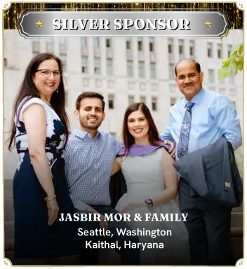 Silver Sponsor - Jasbir Mor & Family